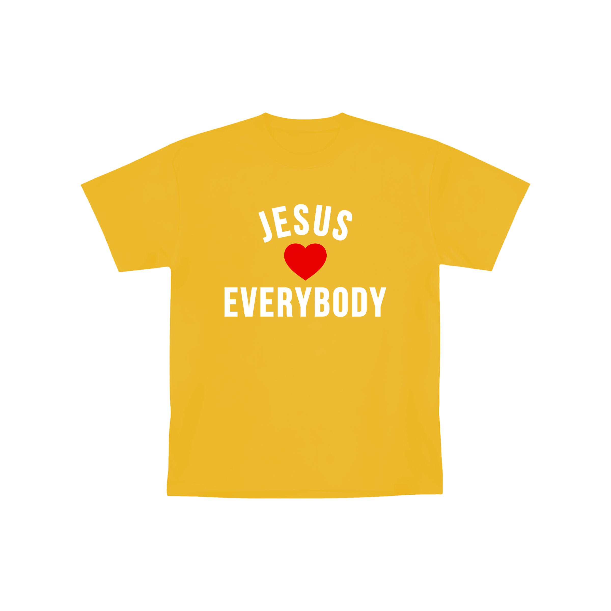 Jesus Loves Everybody Tee Yellow image 0