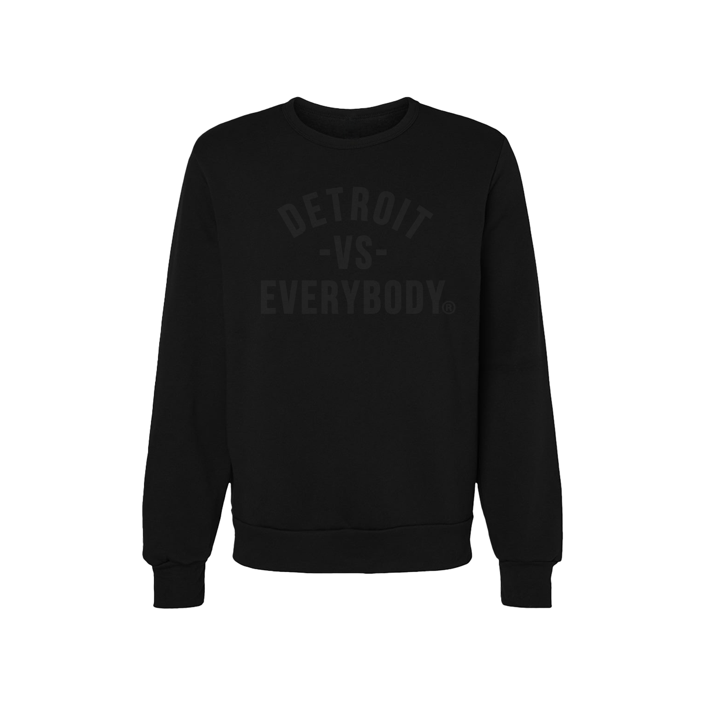 Detroit Vs Everybody Crew Neck- Black/black image 0