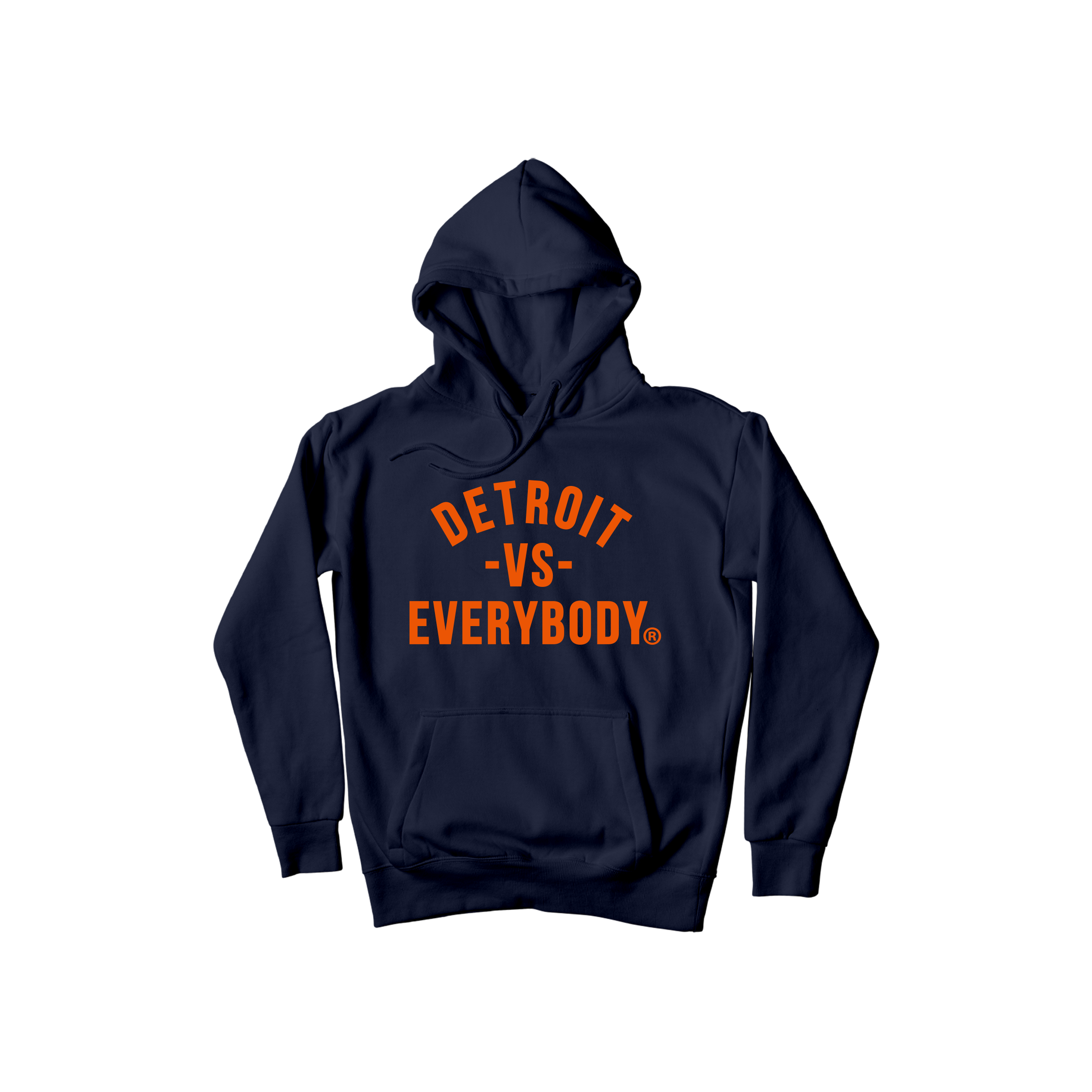 Detroit Vs Everybody Hoodie- Blue/Orange image 0