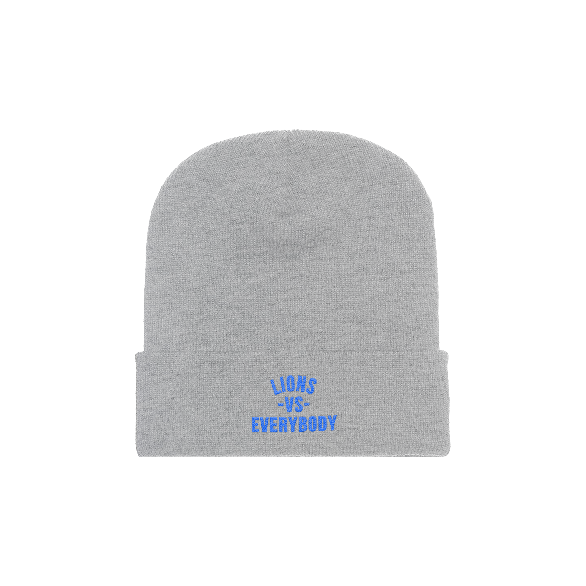 Lions Vs Everybody Skullie - Grey/Blue