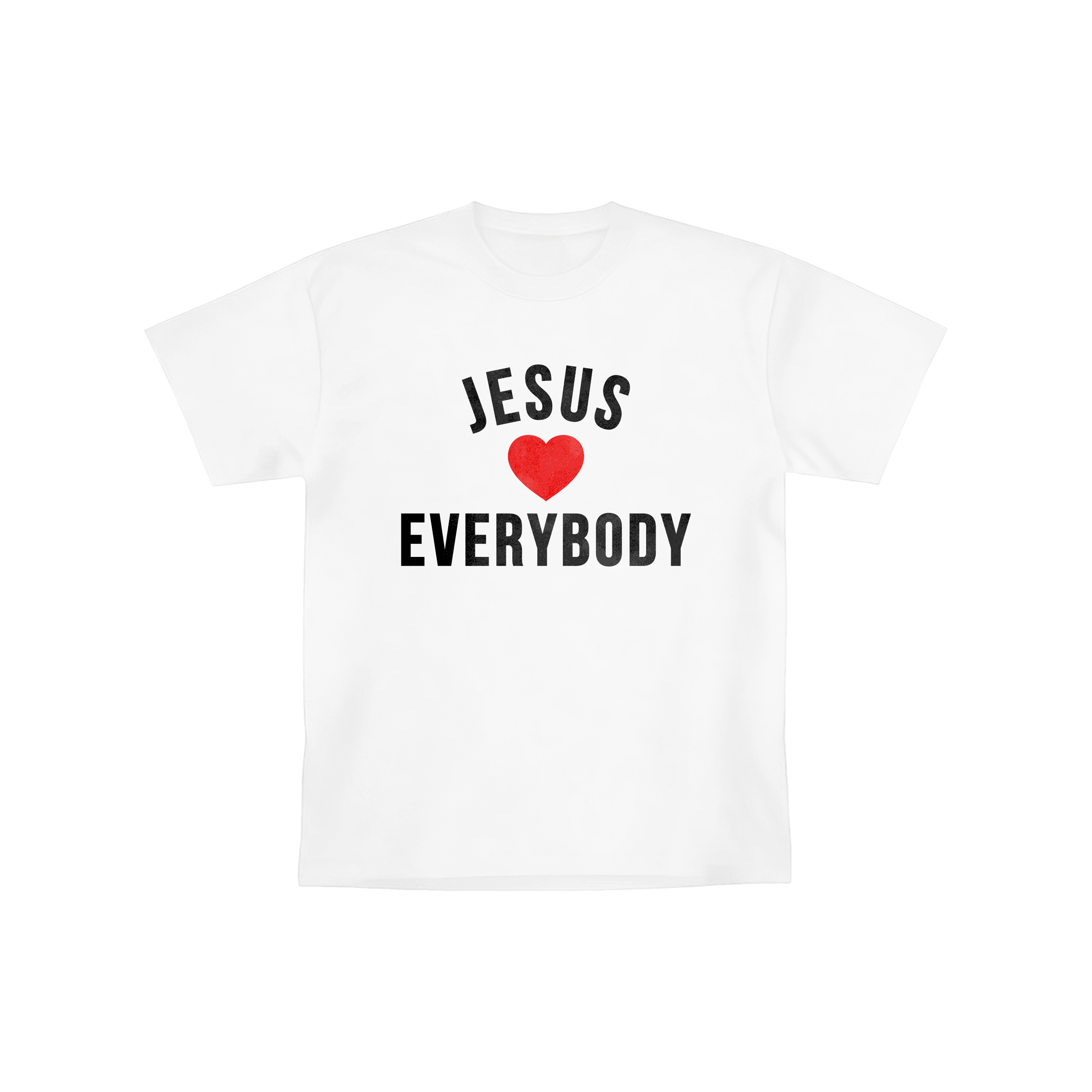 Jesus Loves Everybody Tee White image 0