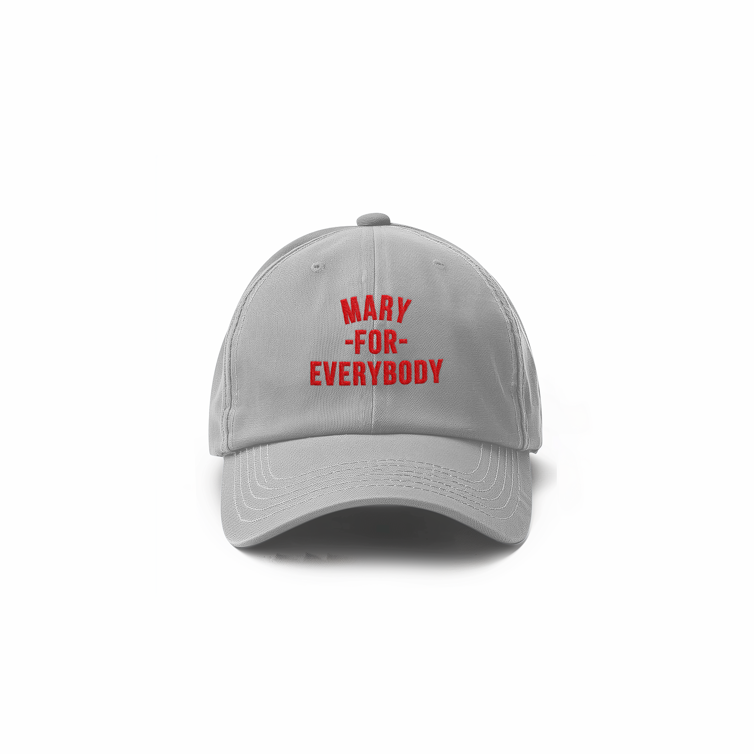 Mary For Everybody Cap - Grey/Red