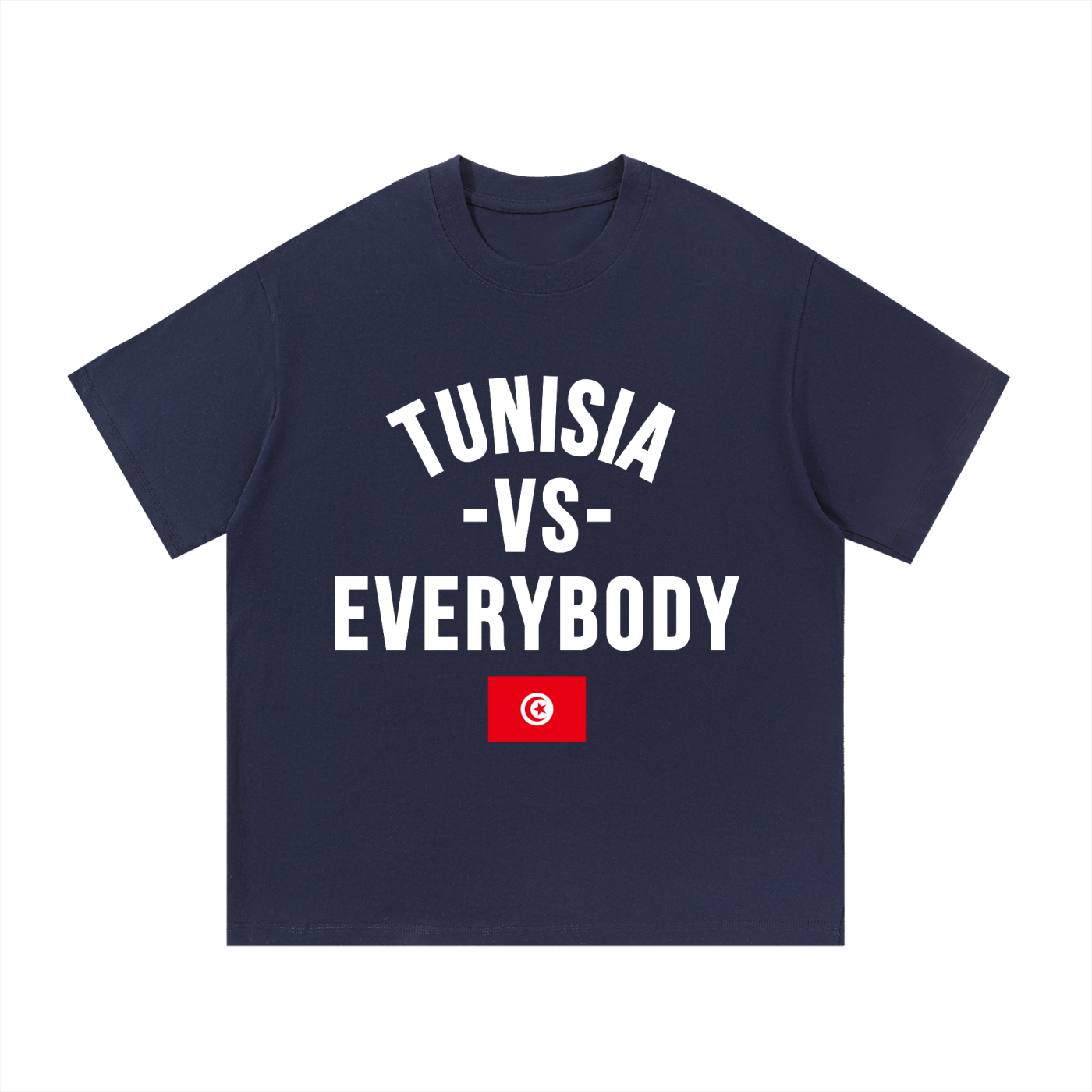 Tunisia Vs Everybody Essential Cotton T-Shirt
