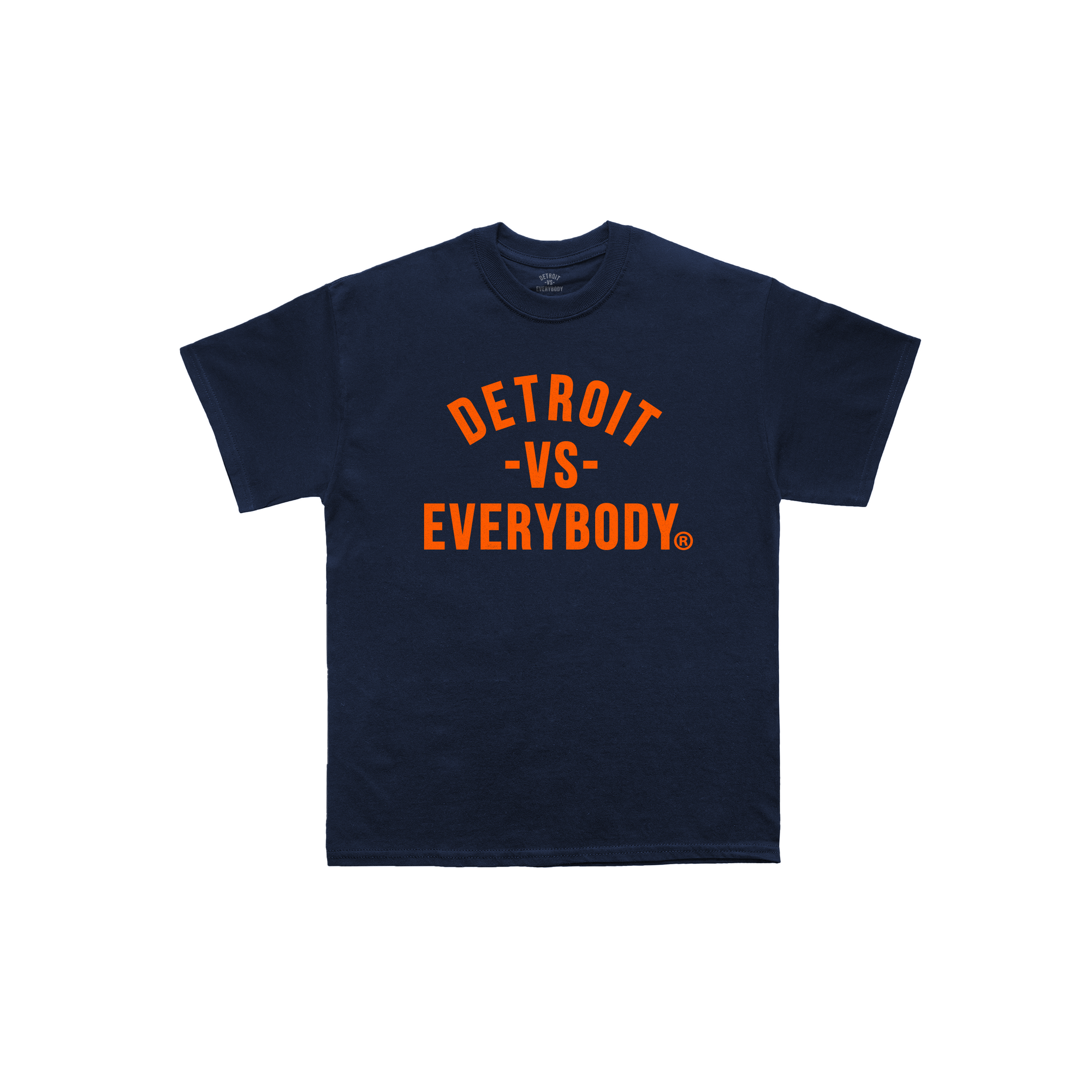 Detroit VS Everybody T-Shirt- Blue/Orange image 0