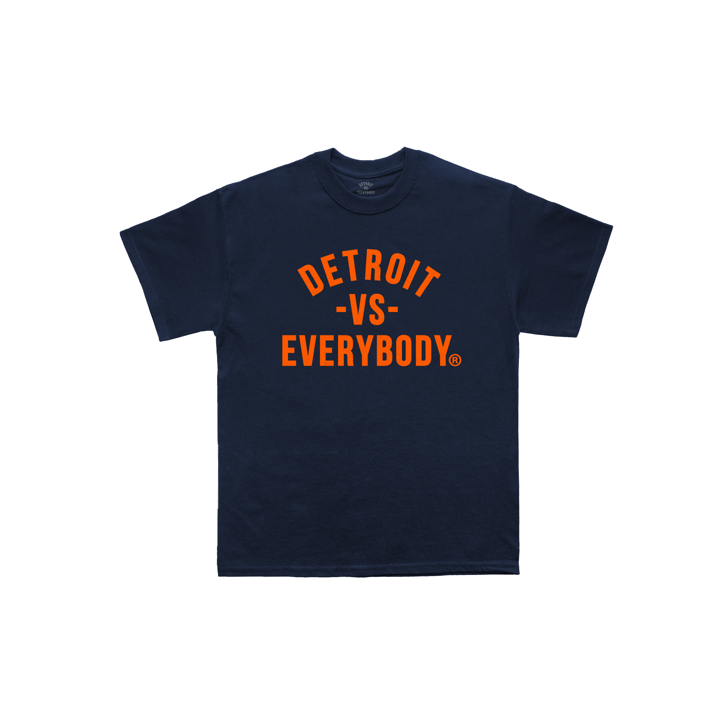 Detroit VS Everybody T-Shirt- Blue/Orange image 0