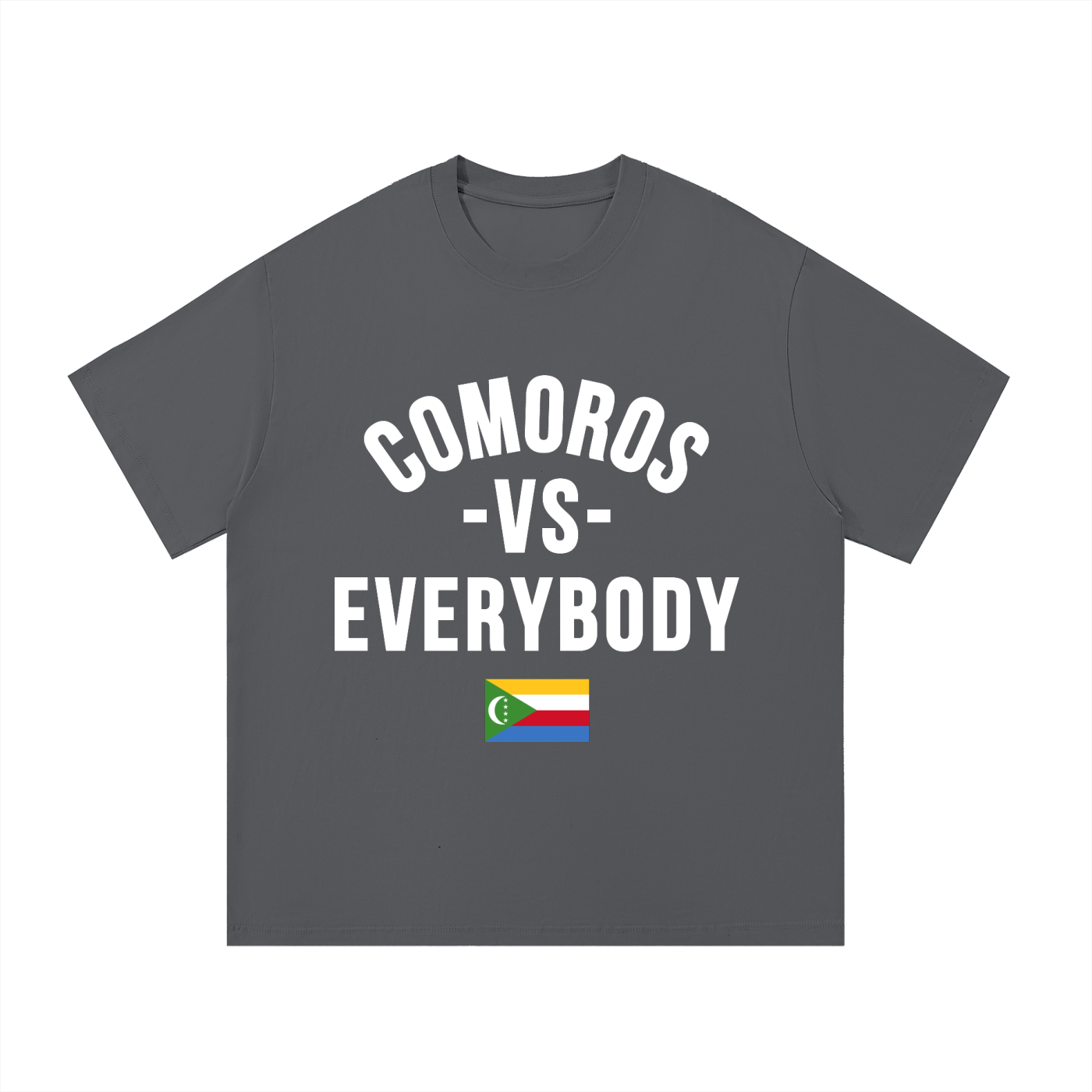 Comoros Vs Everybody Essential Cotton T-Shirt