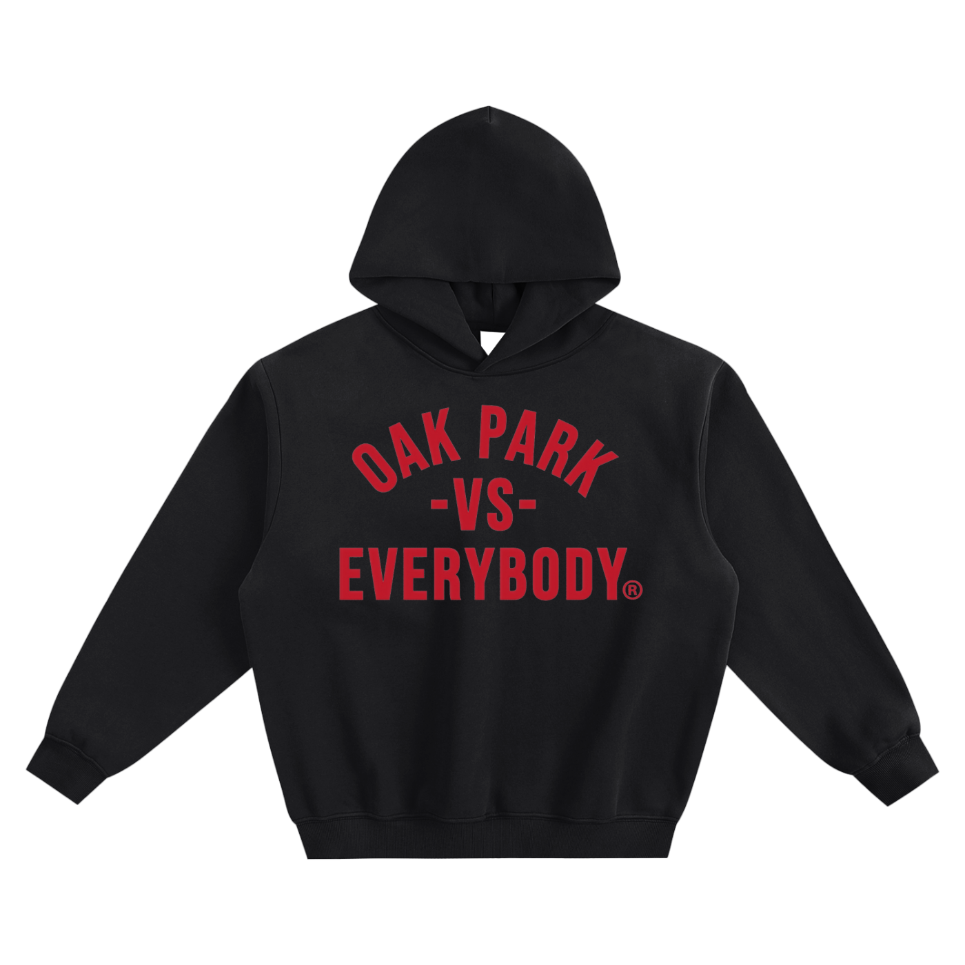 Oak Park Vs Everybody Fleeced Boxy Hoodie
