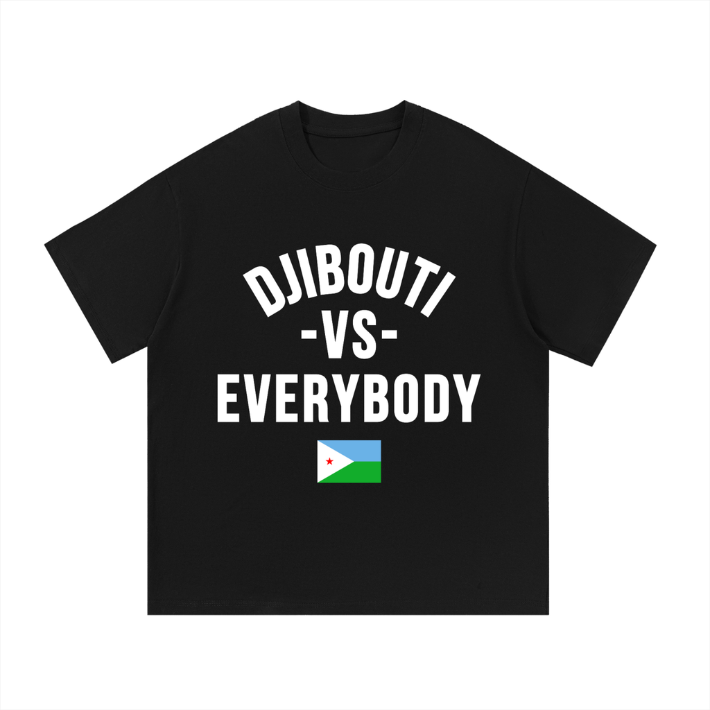 Djibouti Vs Everybody Essential Cotton T-Shirt