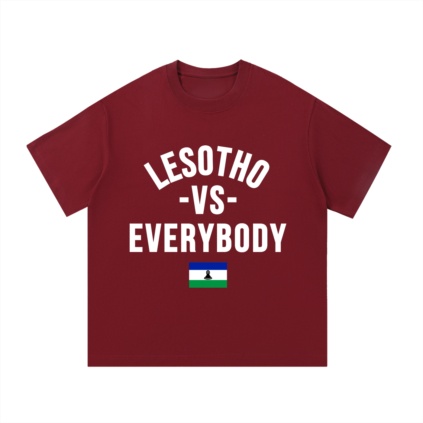 Lesotho Vs Everybody Essential Cotton T-Shirt