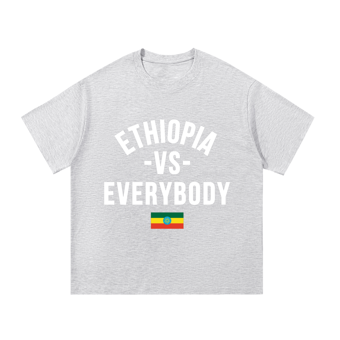 Ethiopia Vs Everybody Essential Cotton T-Shirt