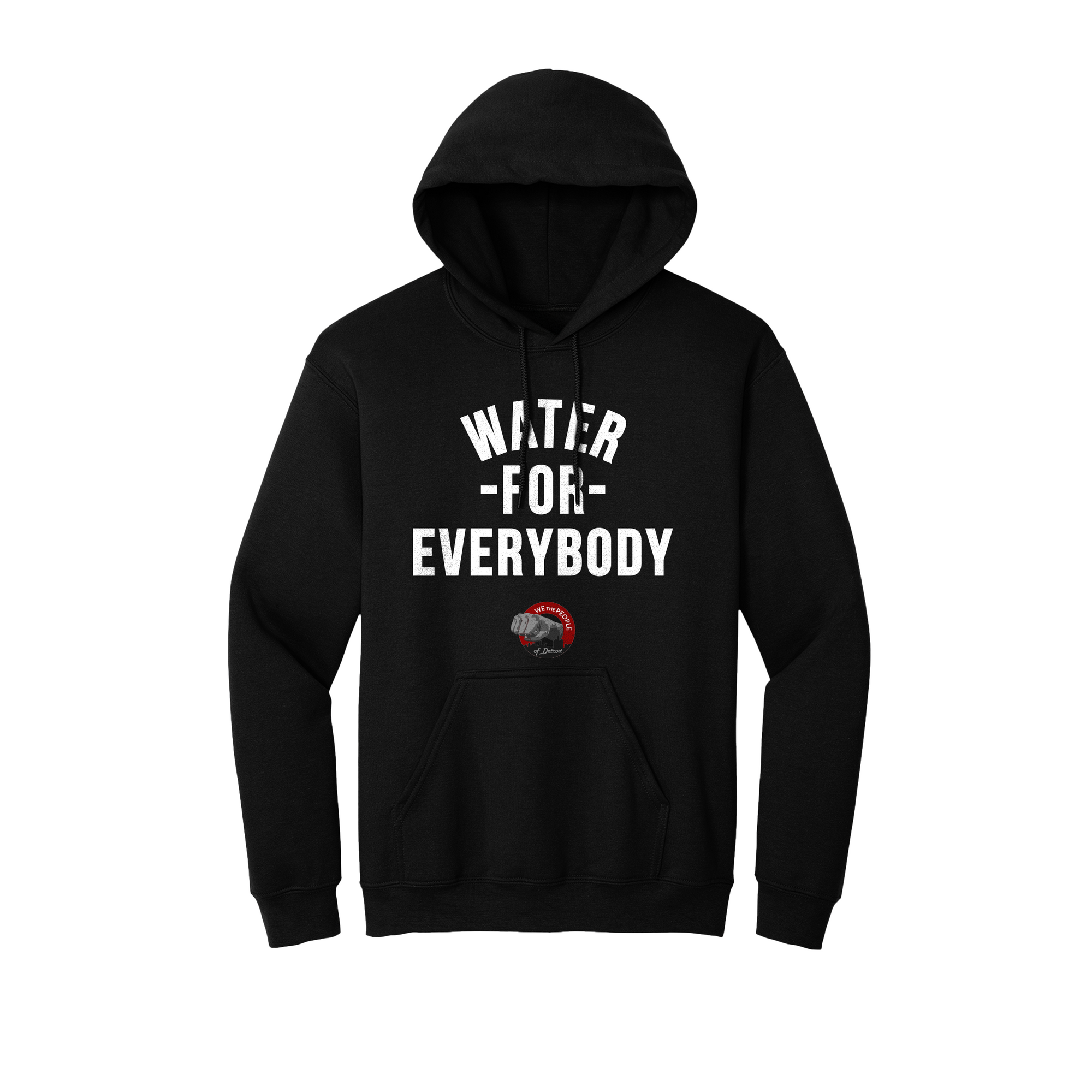 Water For Everybody Hoodie Black image 0