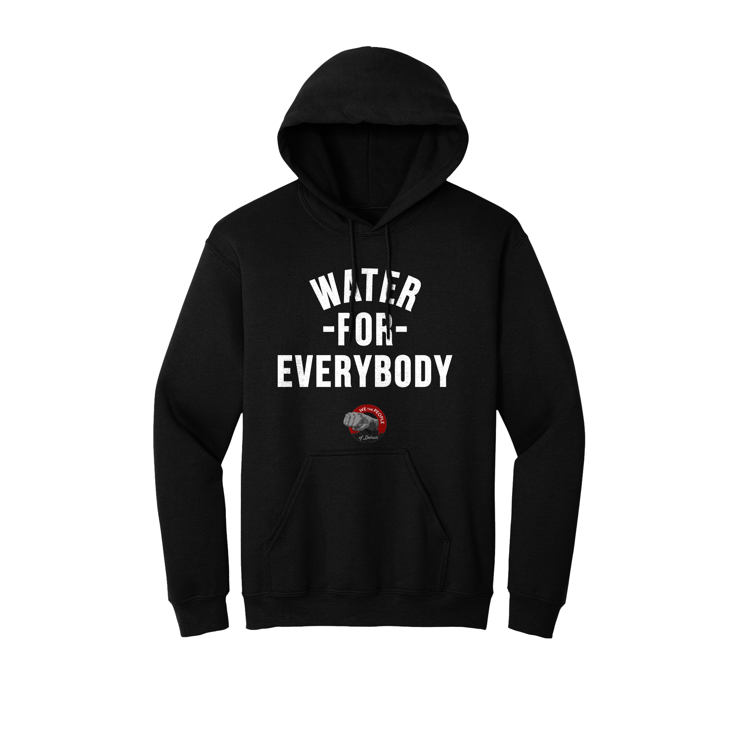 Water For Everybody Hoodie Black image 0