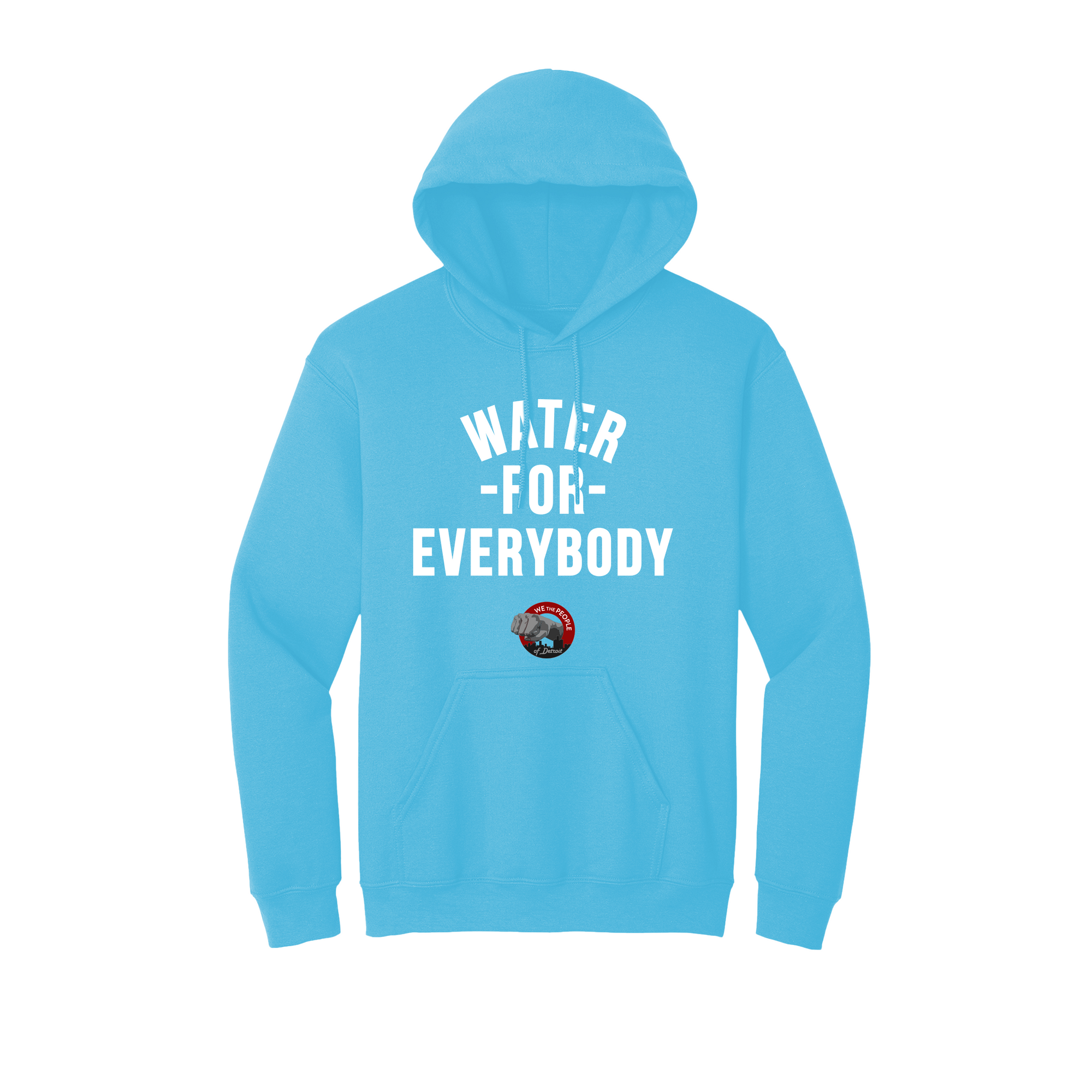 Water For Everybody Hoodie Blue image 0