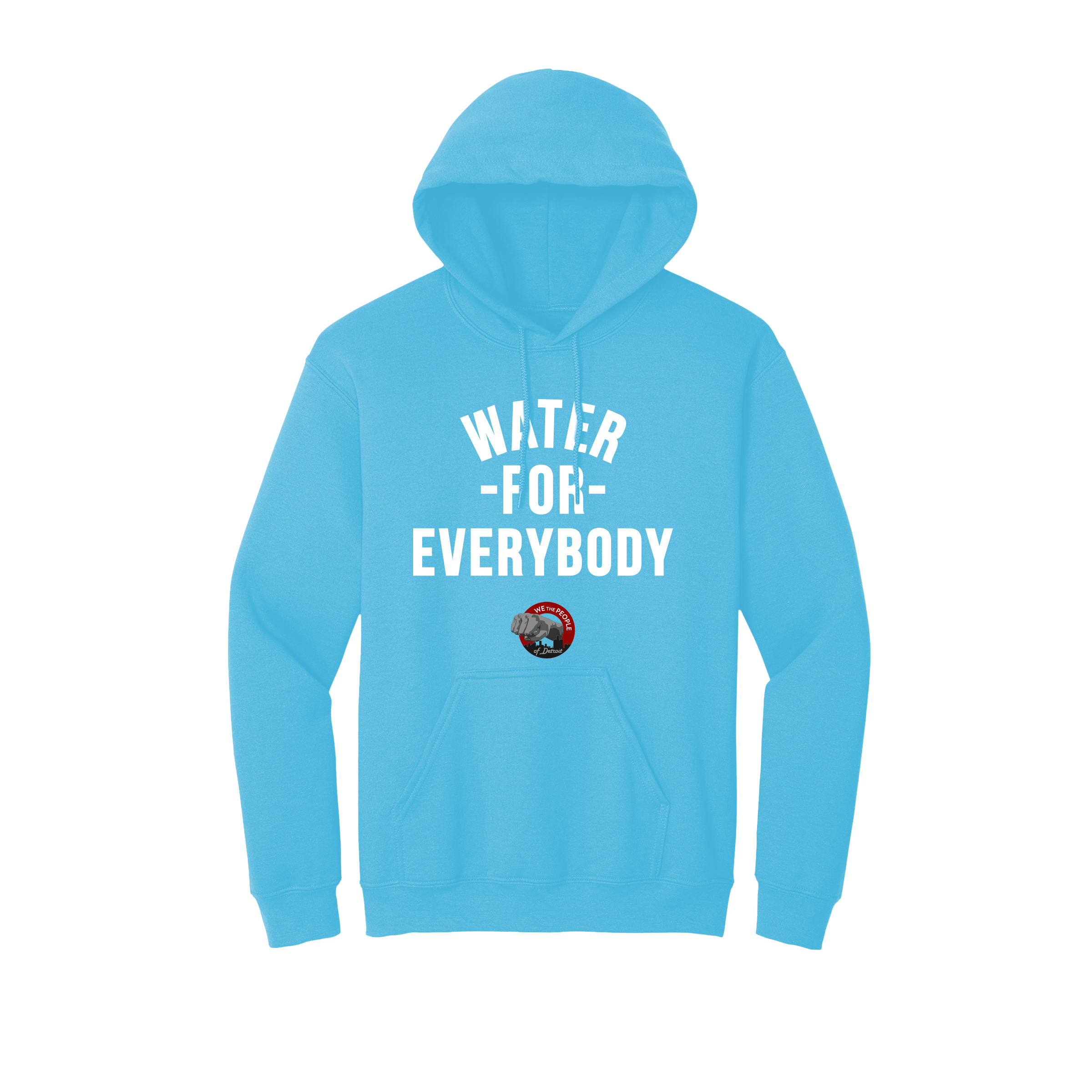 Water For Everybody Hoodie Blue image 0