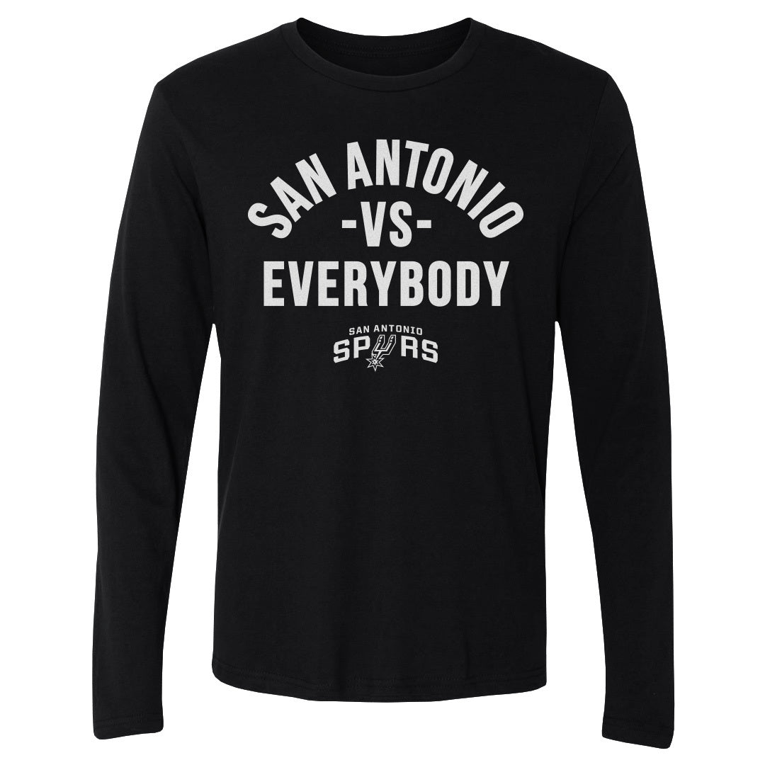 San Antonio Spurs Vs. Everybody Men's Long Sleeve
