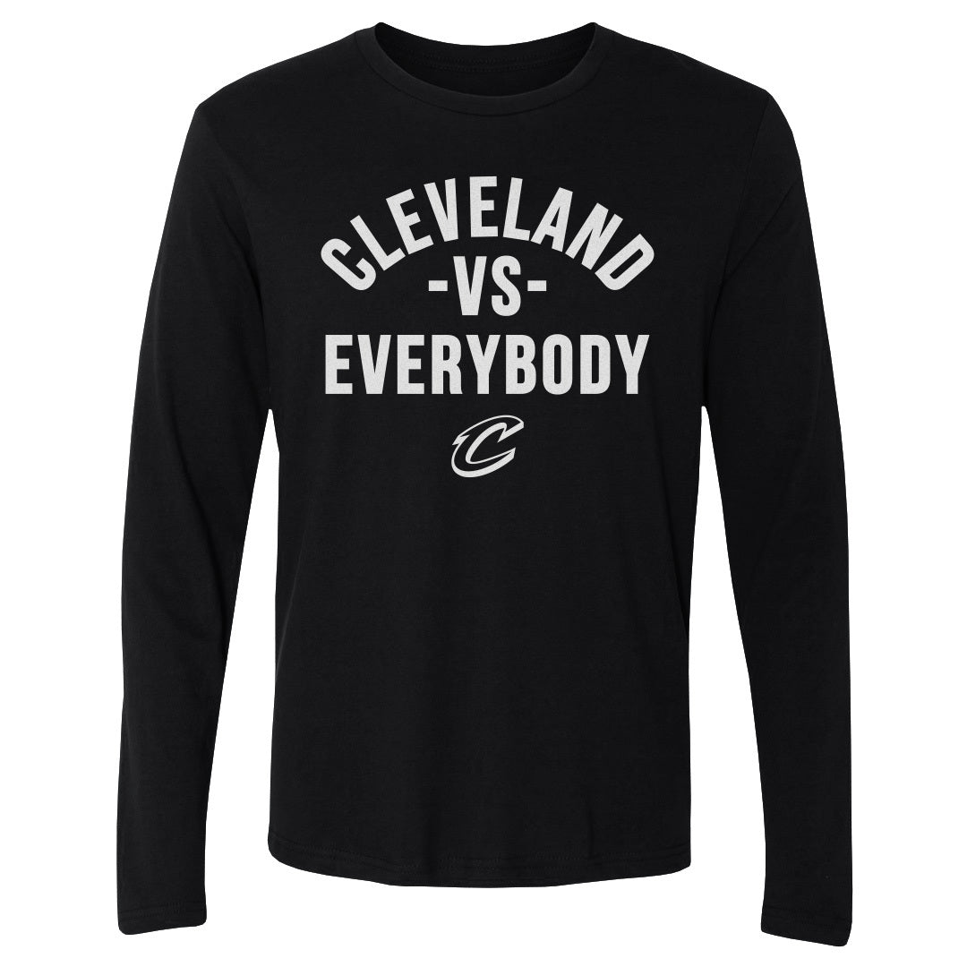 Cleveland Cavaliers Vs. Everybody Men's Long Sleeve Tee