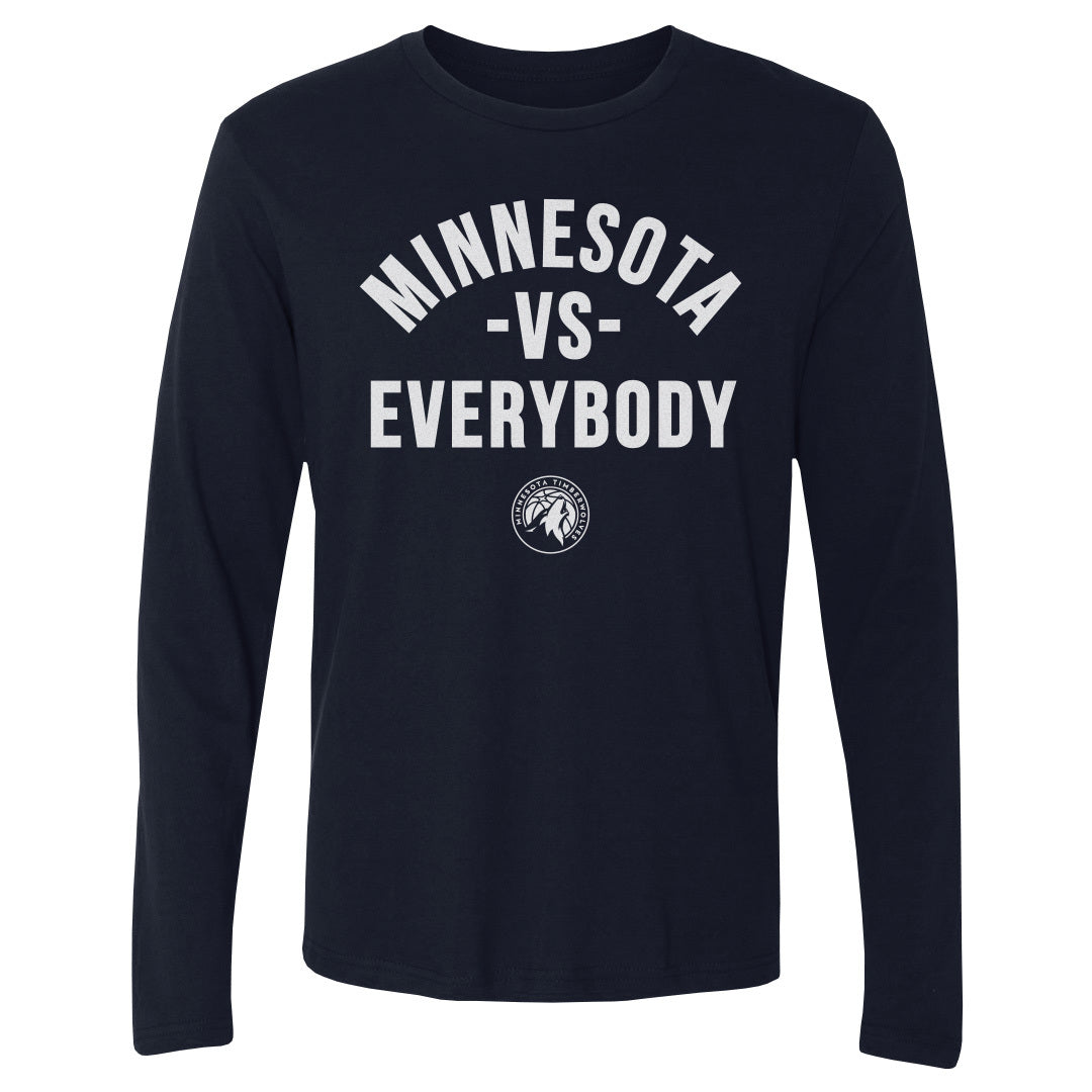 Minnesota Timberwolves Vs. Everybody Men's Long Sleeve