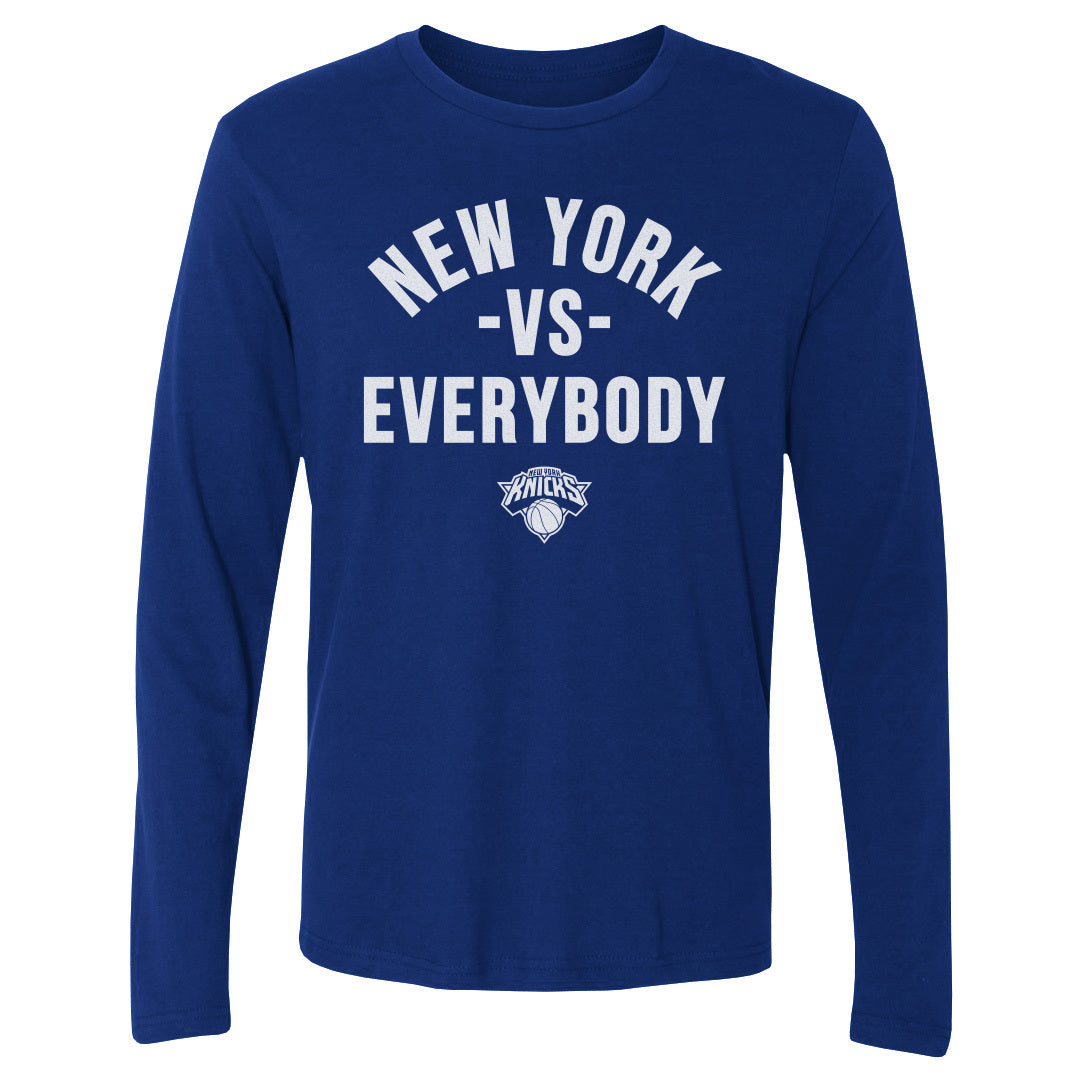 New York Knicks Vs. Everybody Men's Long Sleeve