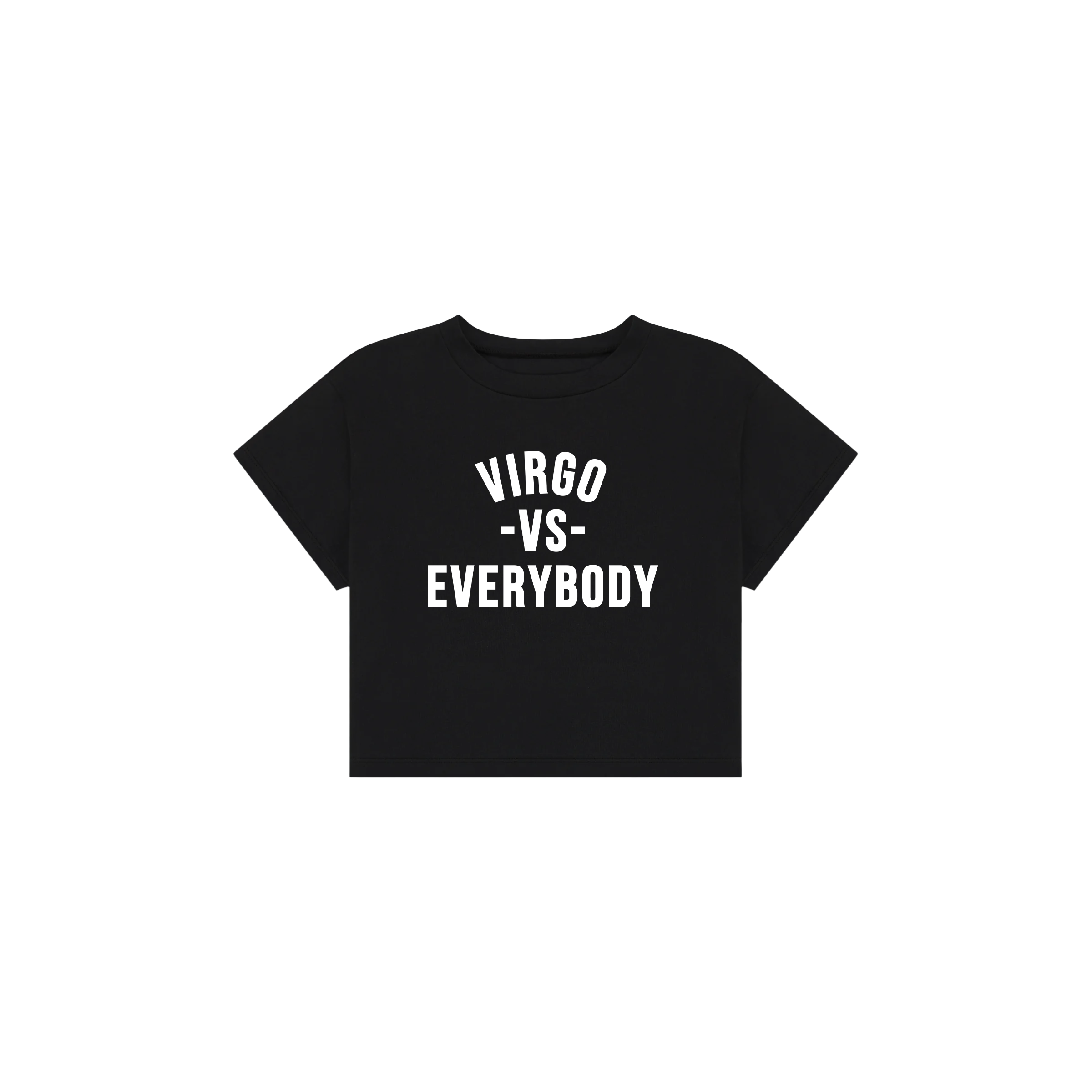 Virgo Vs Everybody Crop Tee image 0