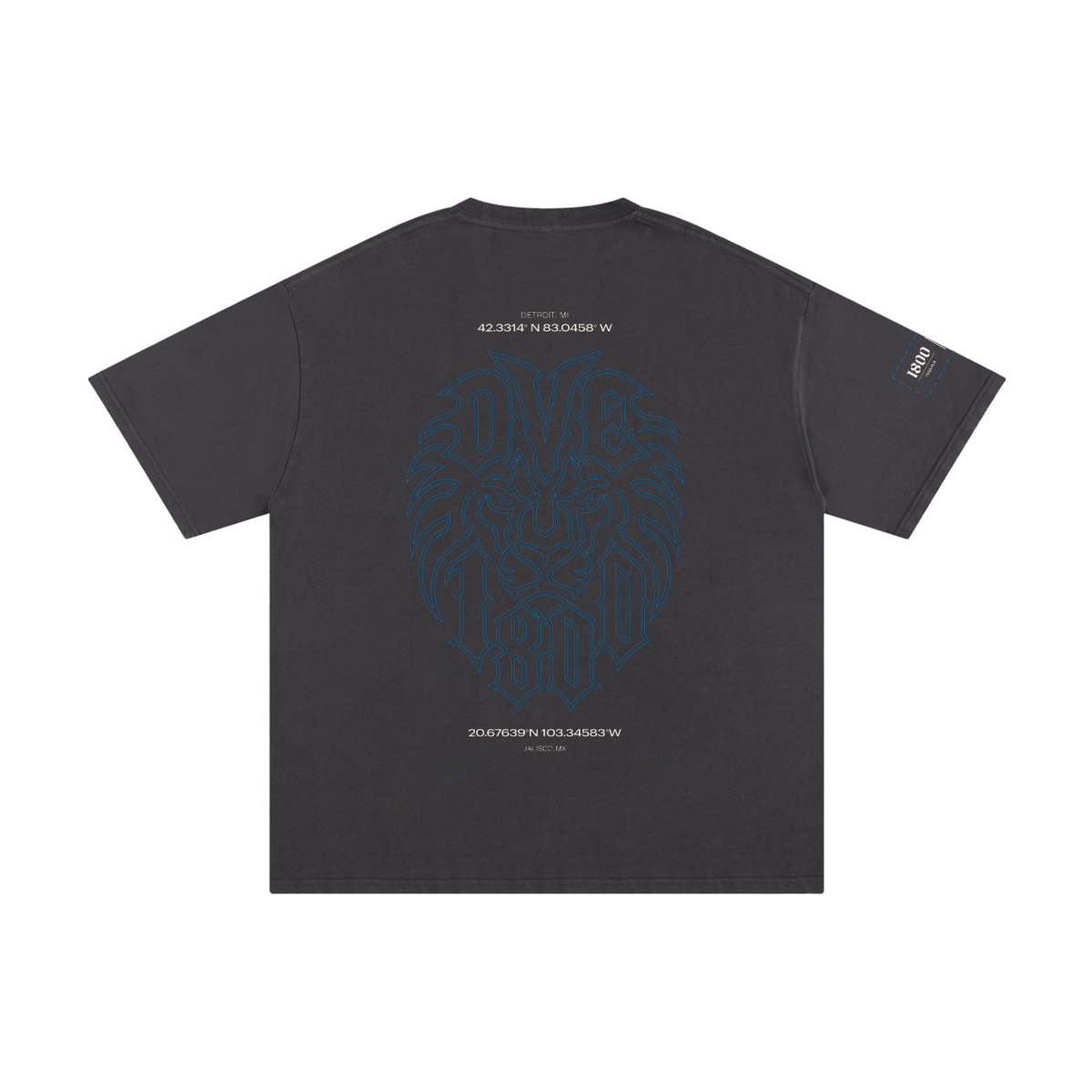 Detroit Loves Tequila Roar Tee