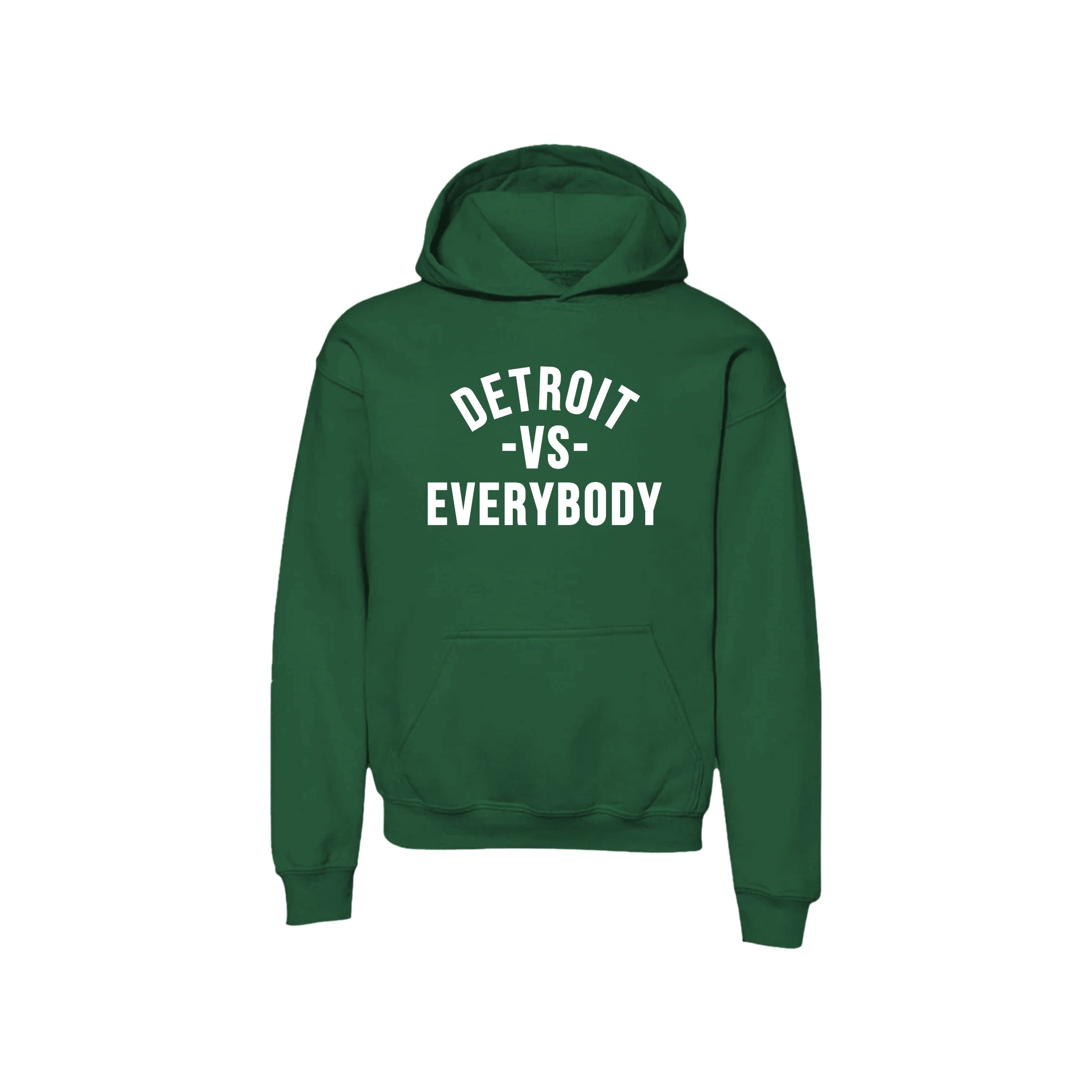 Youth Detroit VS Everybody Hoodie- Green/White image 0