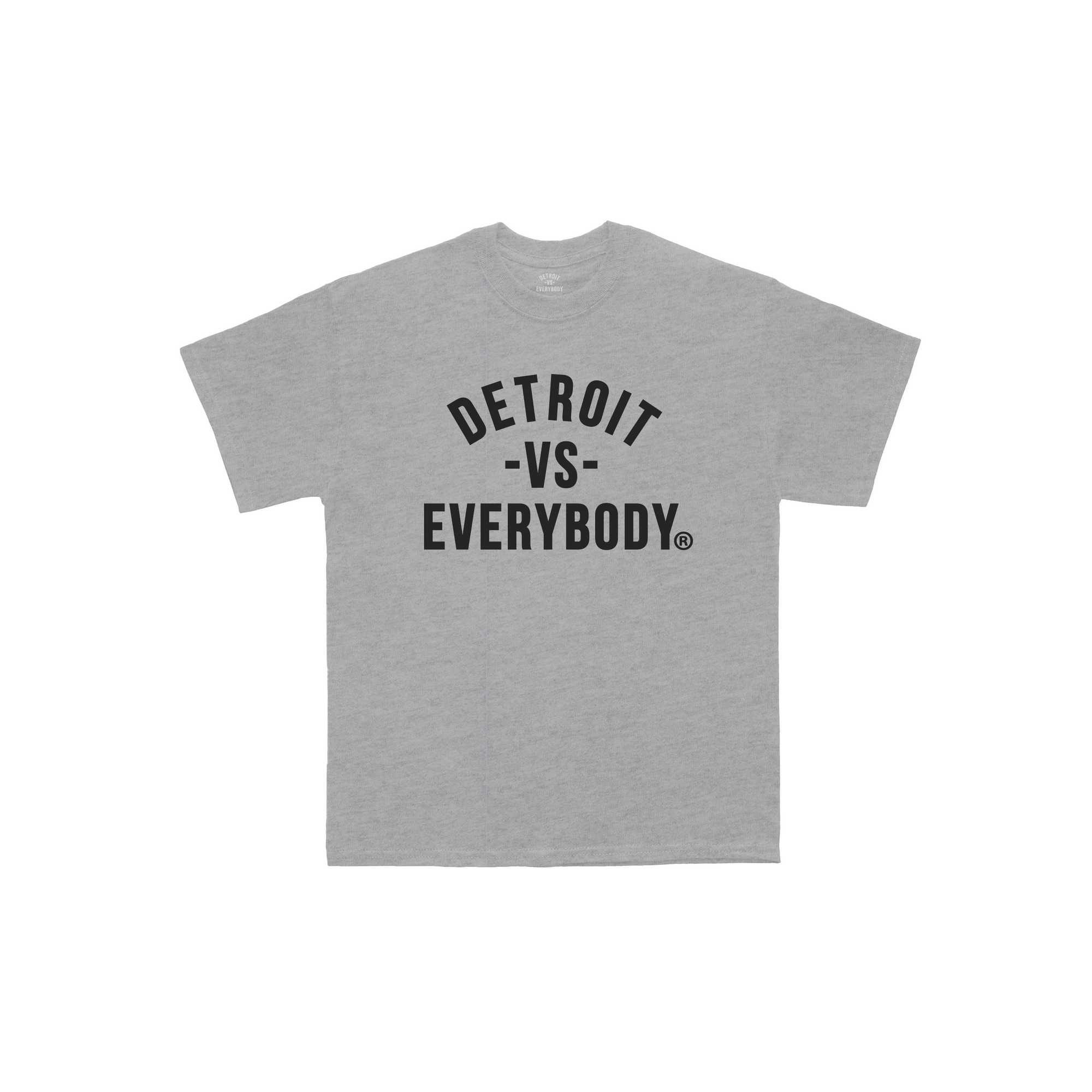Detroit VS Everybody T-Shirt- Grey/Black image 0