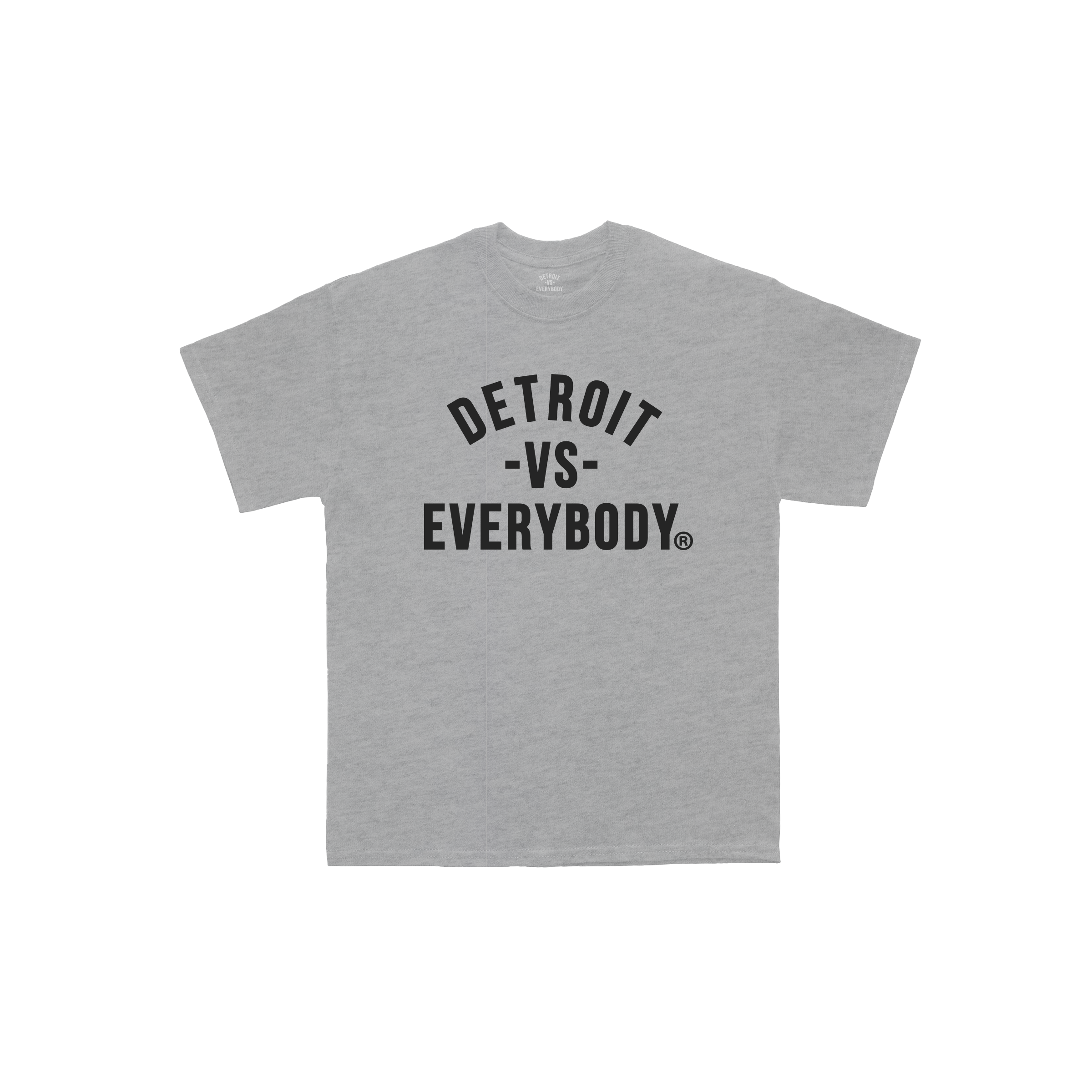 Detroit VS Everybody T-Shirt- Grey/Black image 0