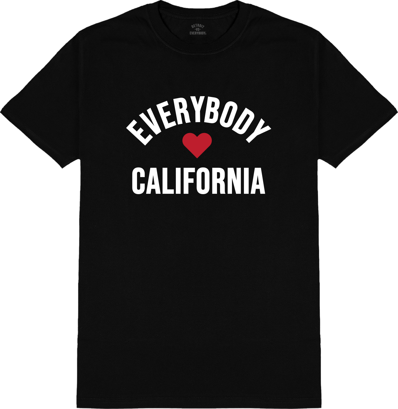 Everybody Loves California T-Shirt- Black/White image 0