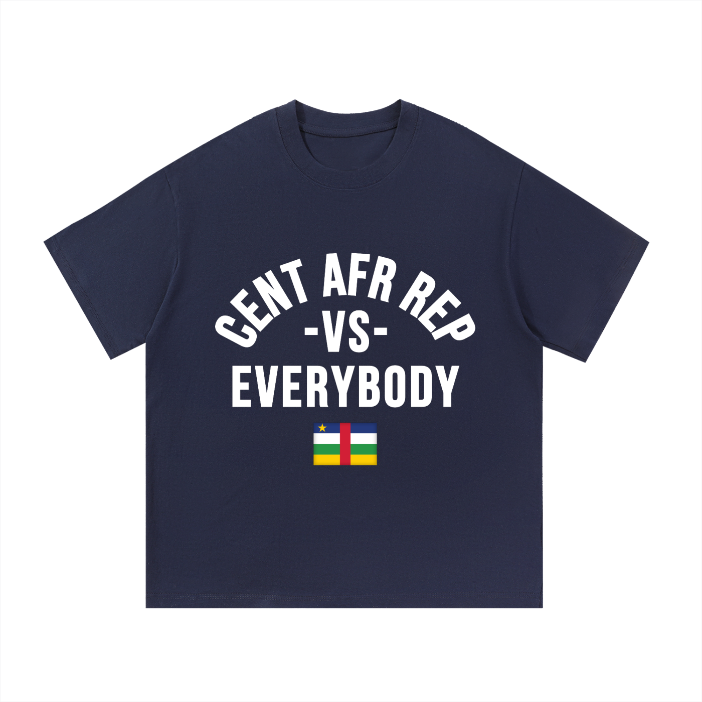 Central Africa Republic Vs Everybody Essential Cotton T-Shirt