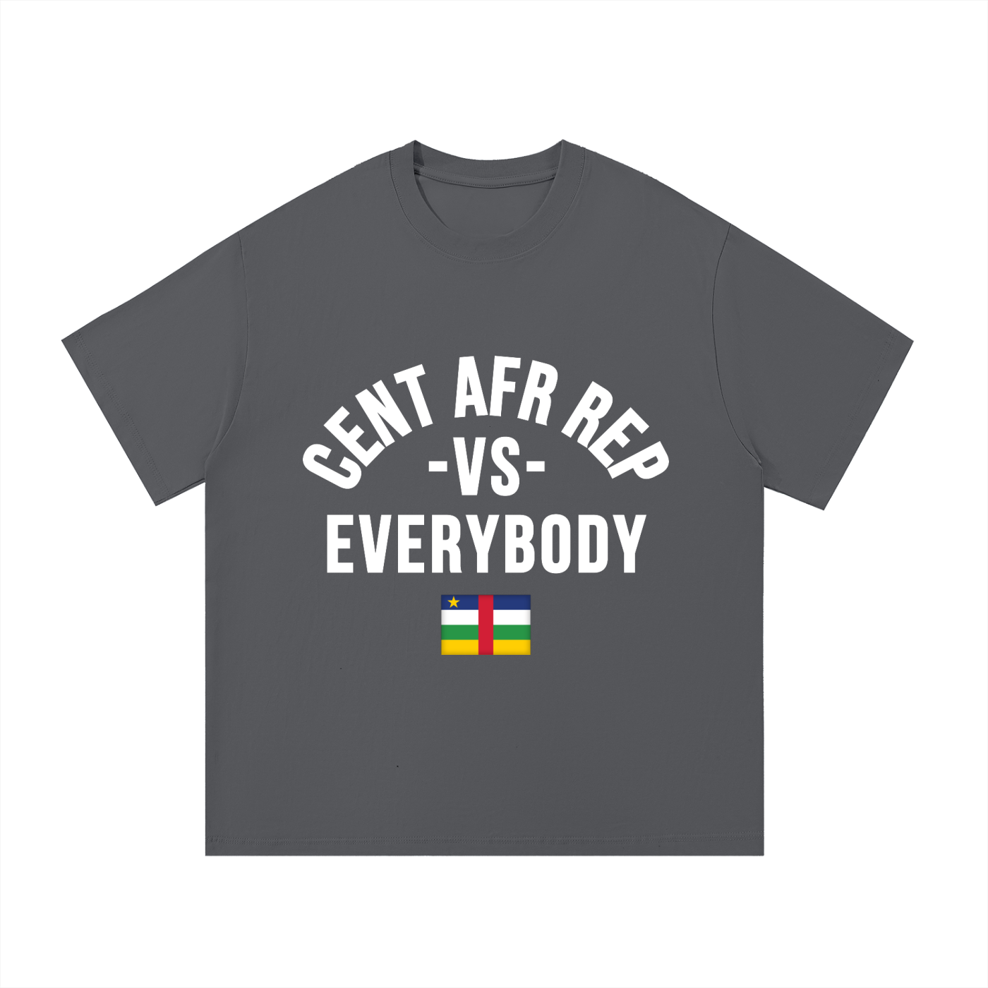 Central Africa Republic Vs Everybody Essential Cotton T-Shirt