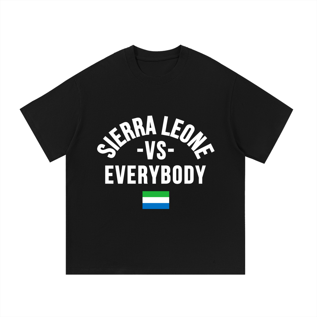 Sierra Leone Vs Everybody Essential Cotton T-Shirt