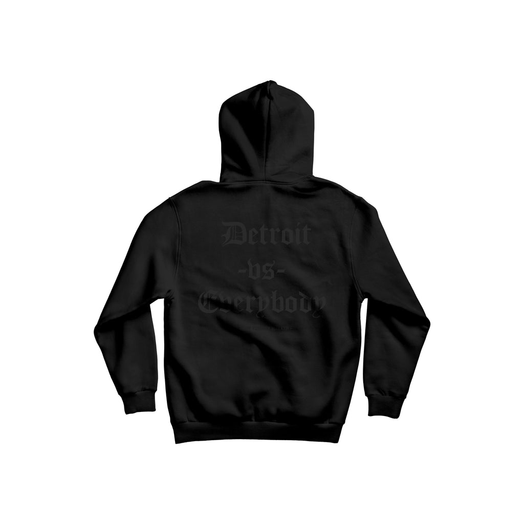 Detroit Vs Everybody/DVE Hoodie - Black/Black image 1