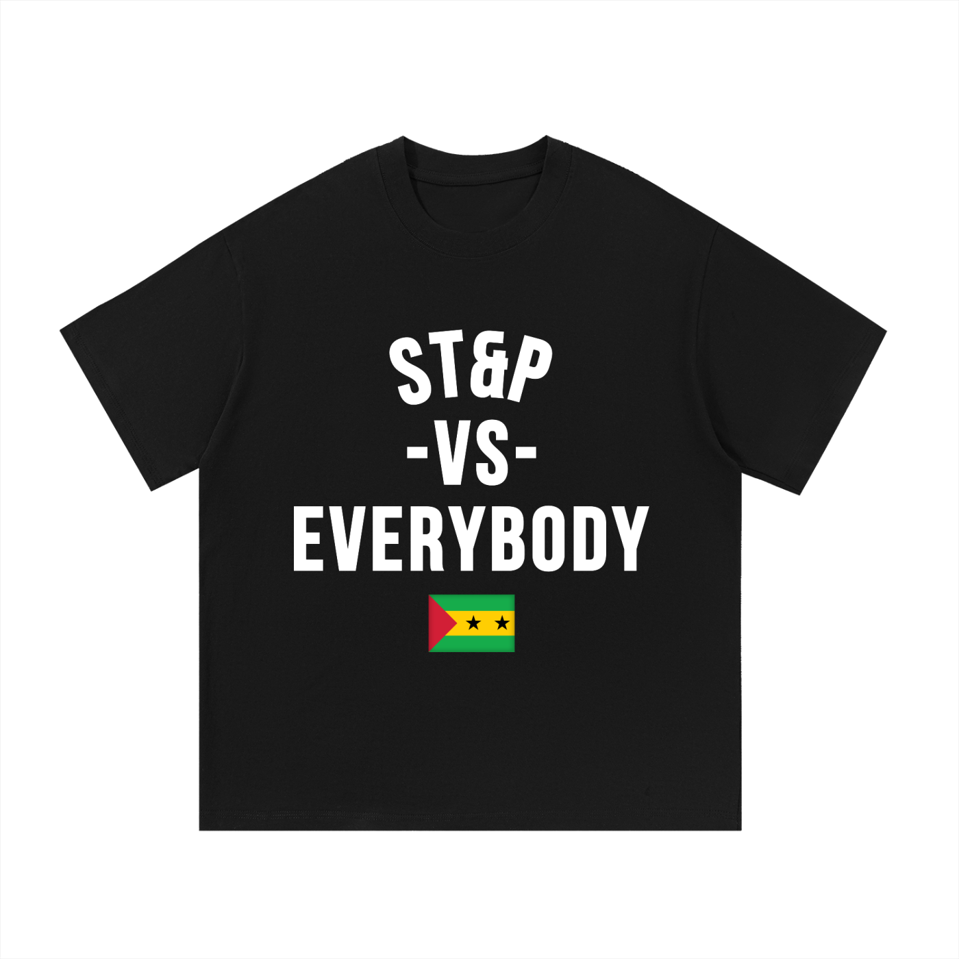 São Tomé and Príncipe Vs Everybody Essential Cotton T-Shirt