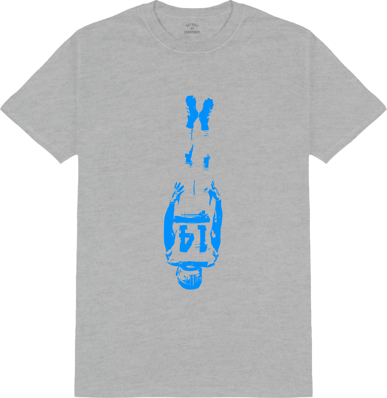 St. Brown T-Shirt- Grey/Blue image 0