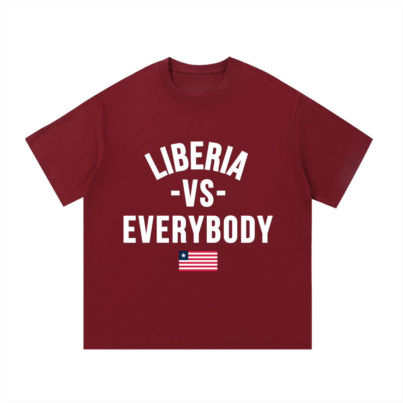 Liberia Vs Everybody Essential Cotton T-Shirt