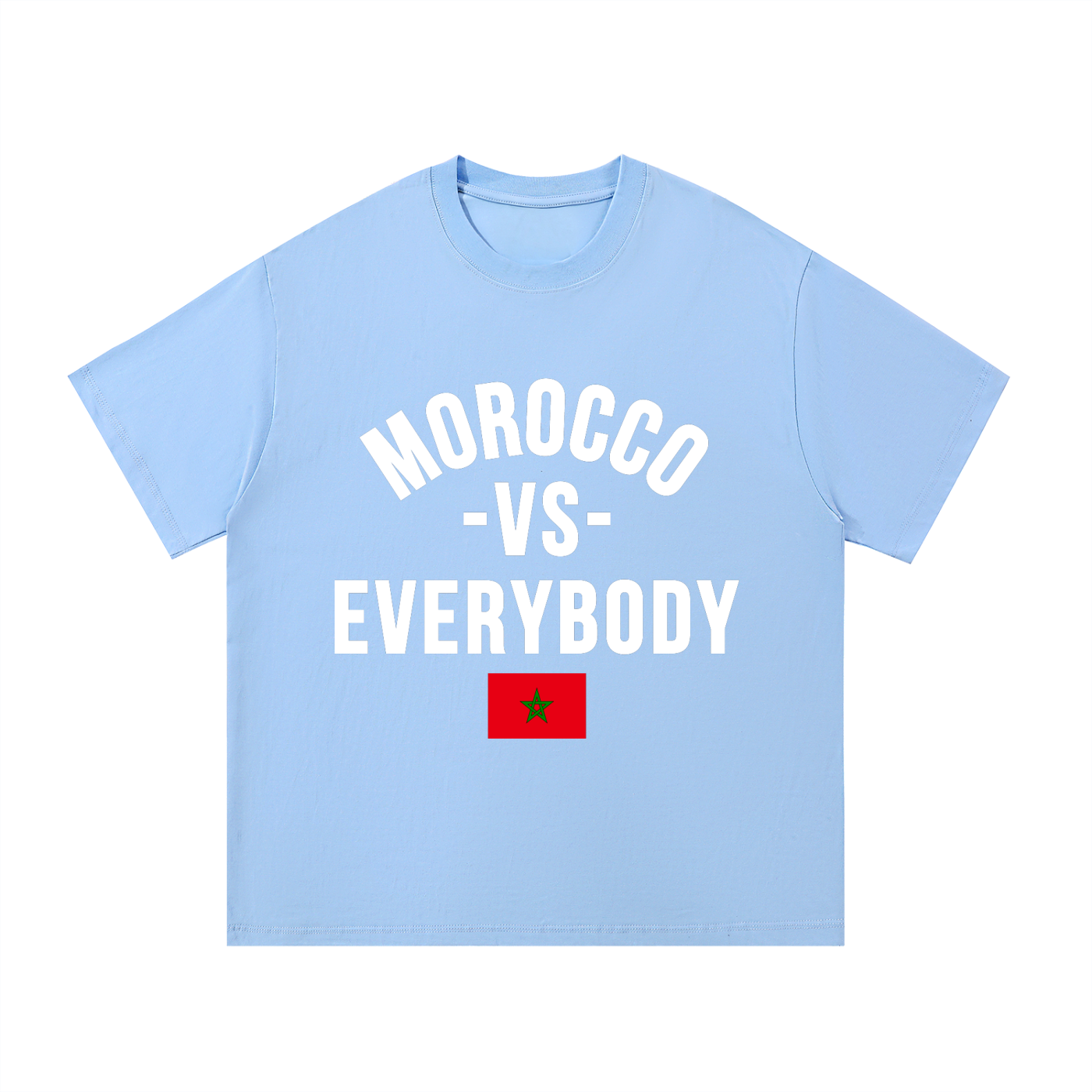 Morocco Vs Everybody Essential Cotton T-Shirt