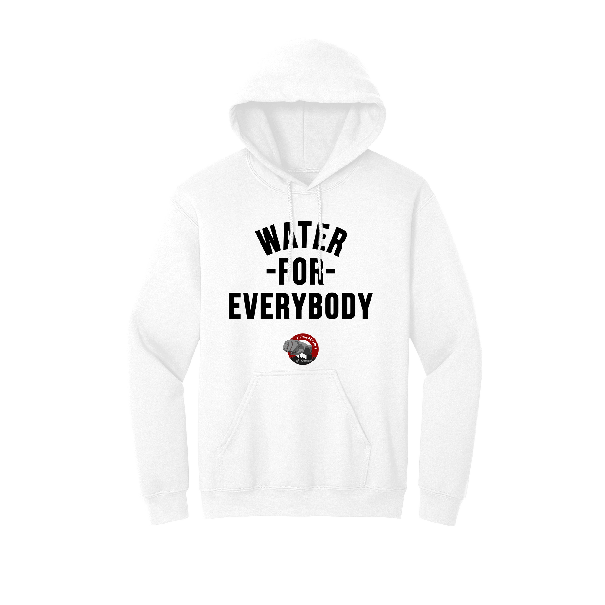 Water For Everybody Hoodie White image 0
