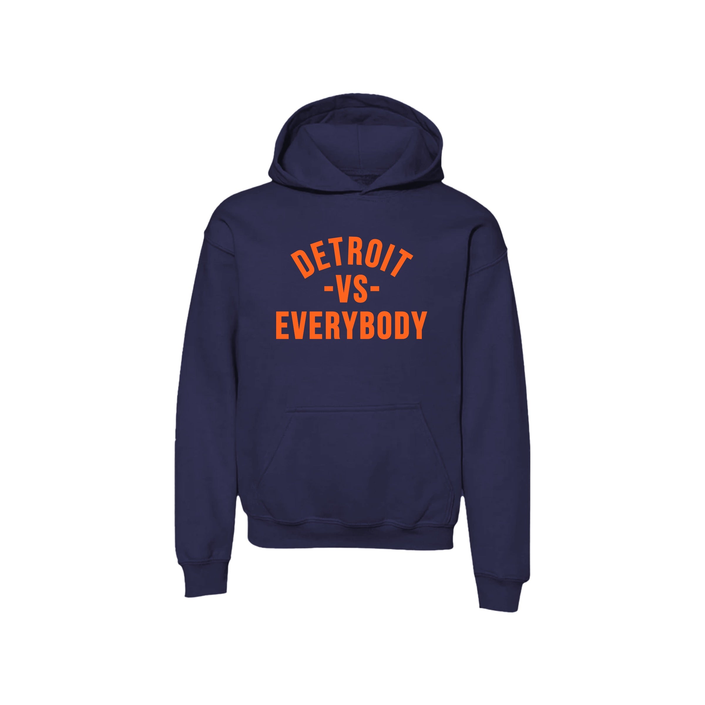 Youth Detroit VS Everybody Hoodie- Blue/Orange image 0