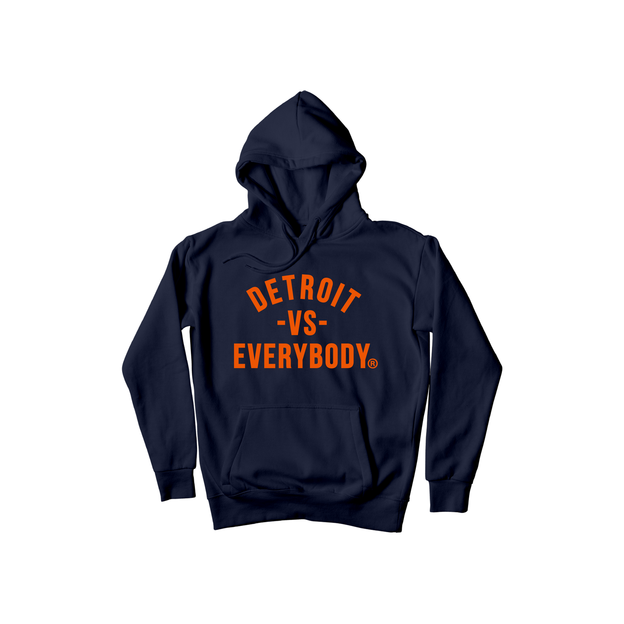 Detroit Vs Everybody Hoodie- Blue/Orange image 0