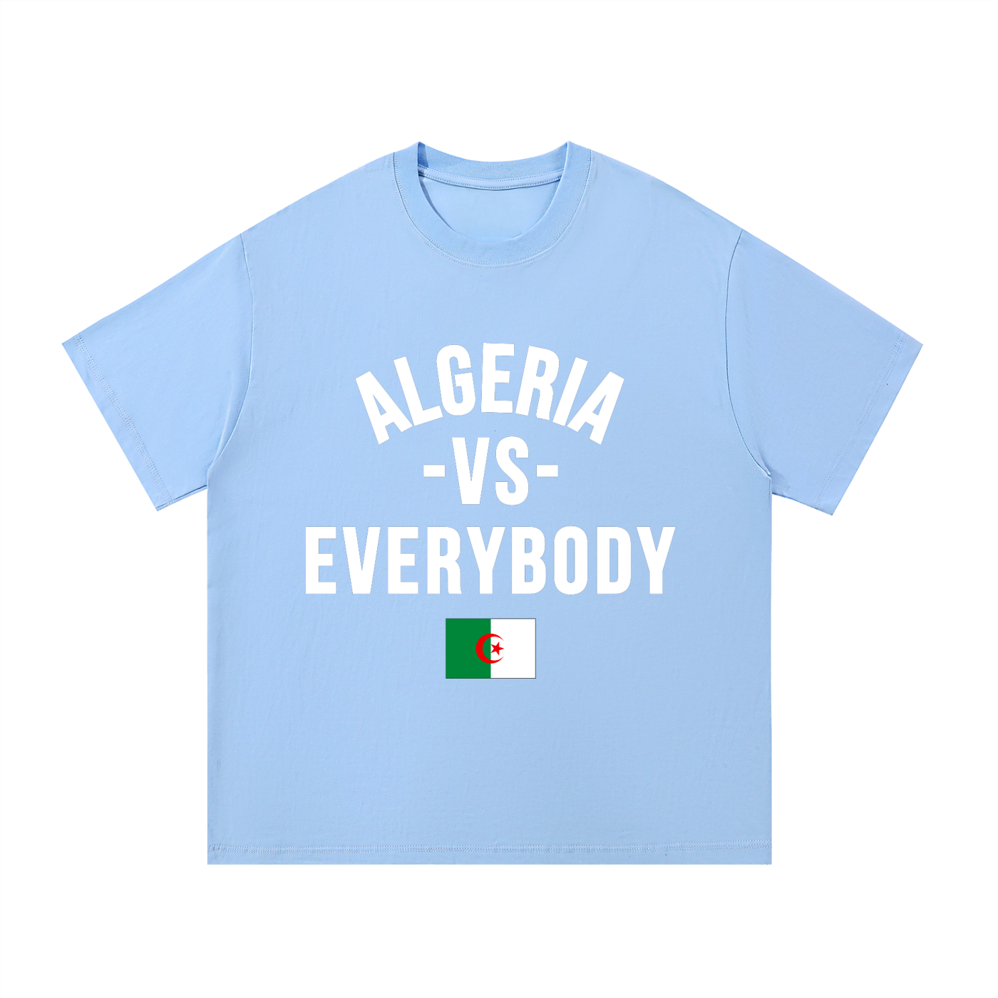Algeria Vs Everybody Essential Cotton T-Shirt