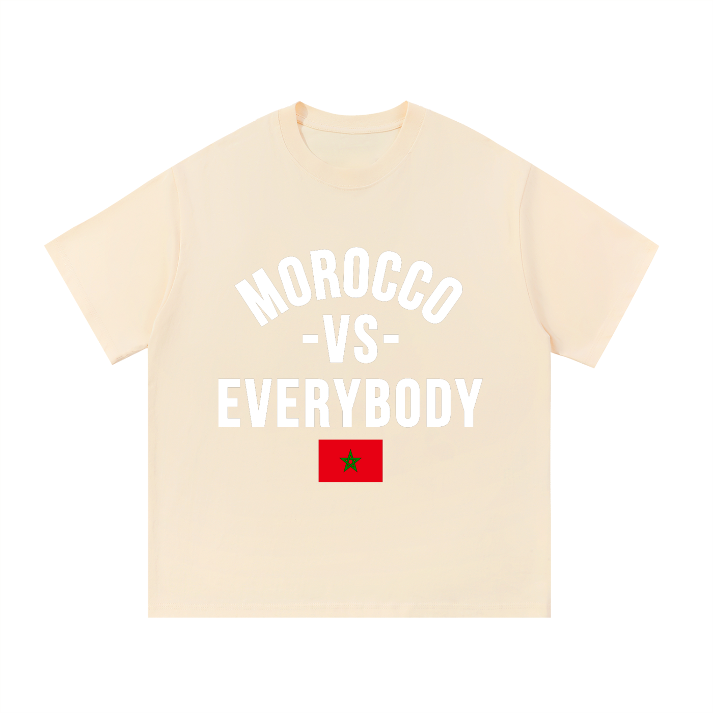 Morocco Vs Everybody Essential Cotton T-Shirt