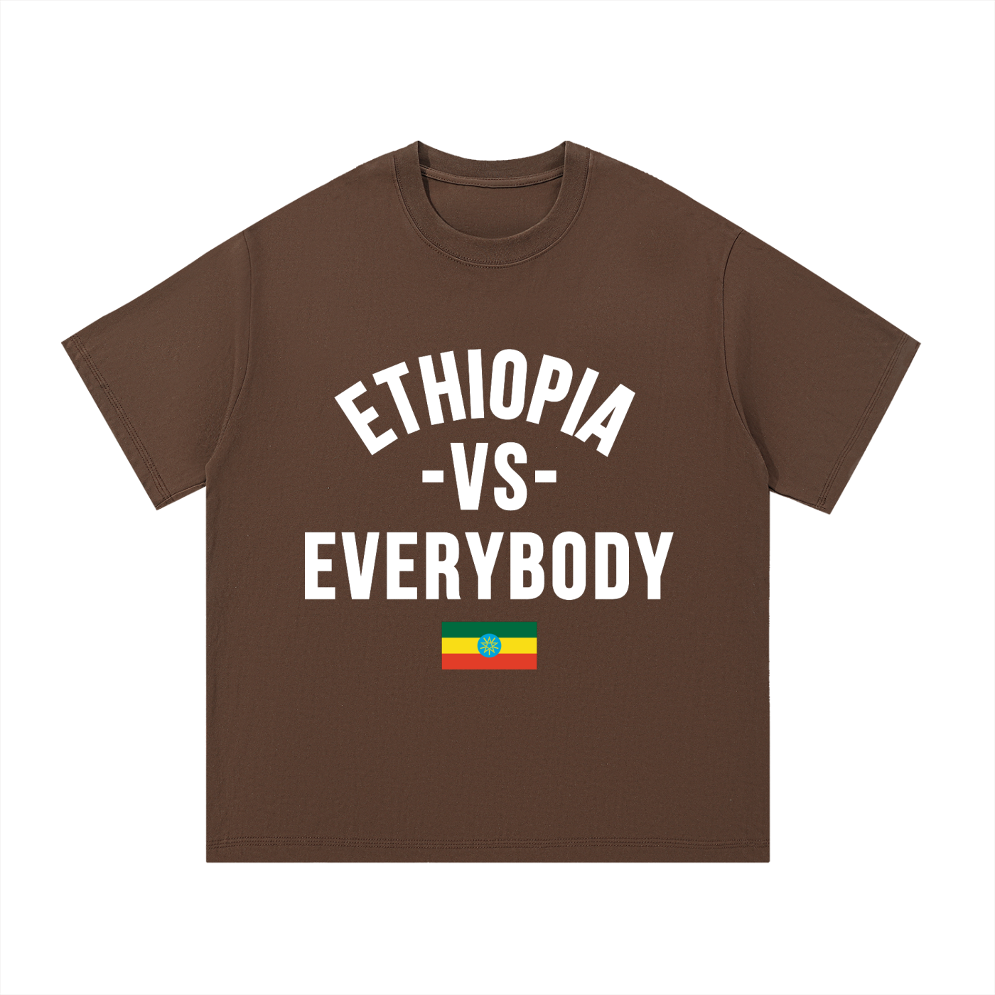 Ethiopia Vs Everybody Essential Cotton T-Shirt