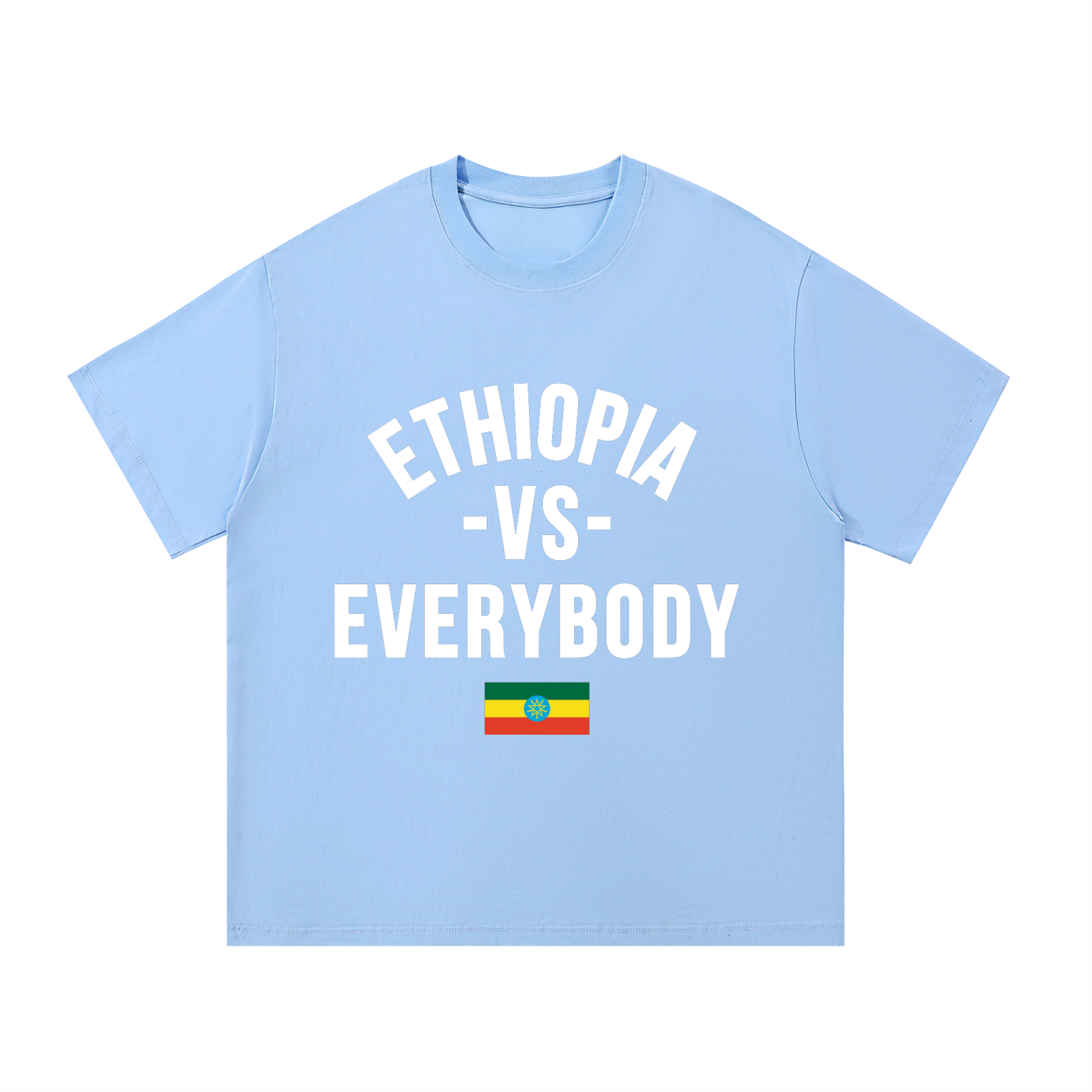 Ethiopia Vs Everybody Essential Cotton T-Shirt
