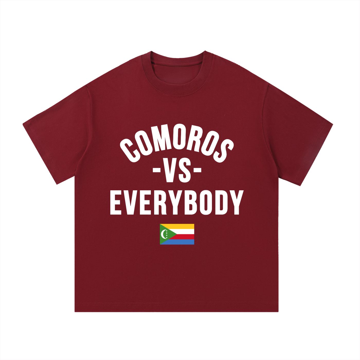 Comoros Vs Everybody Essential Cotton T-Shirt