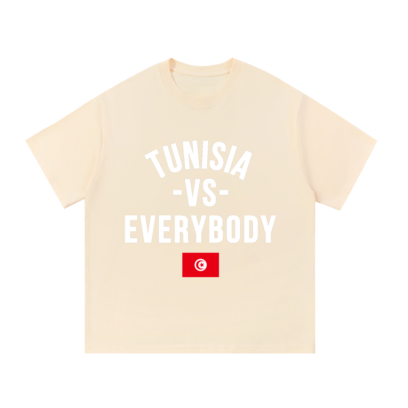 Tunisia Vs Everybody Essential Cotton T-Shirt