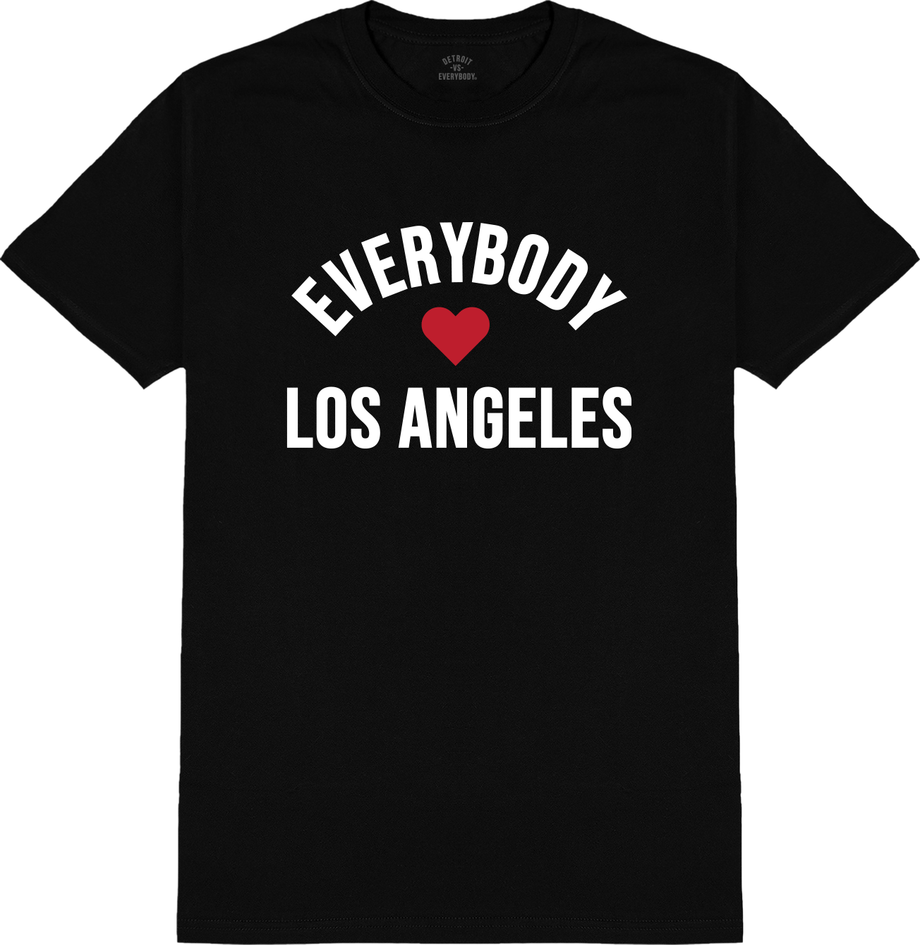 Everybody Loves Los Angeles T-Shirt- Black/White image 0