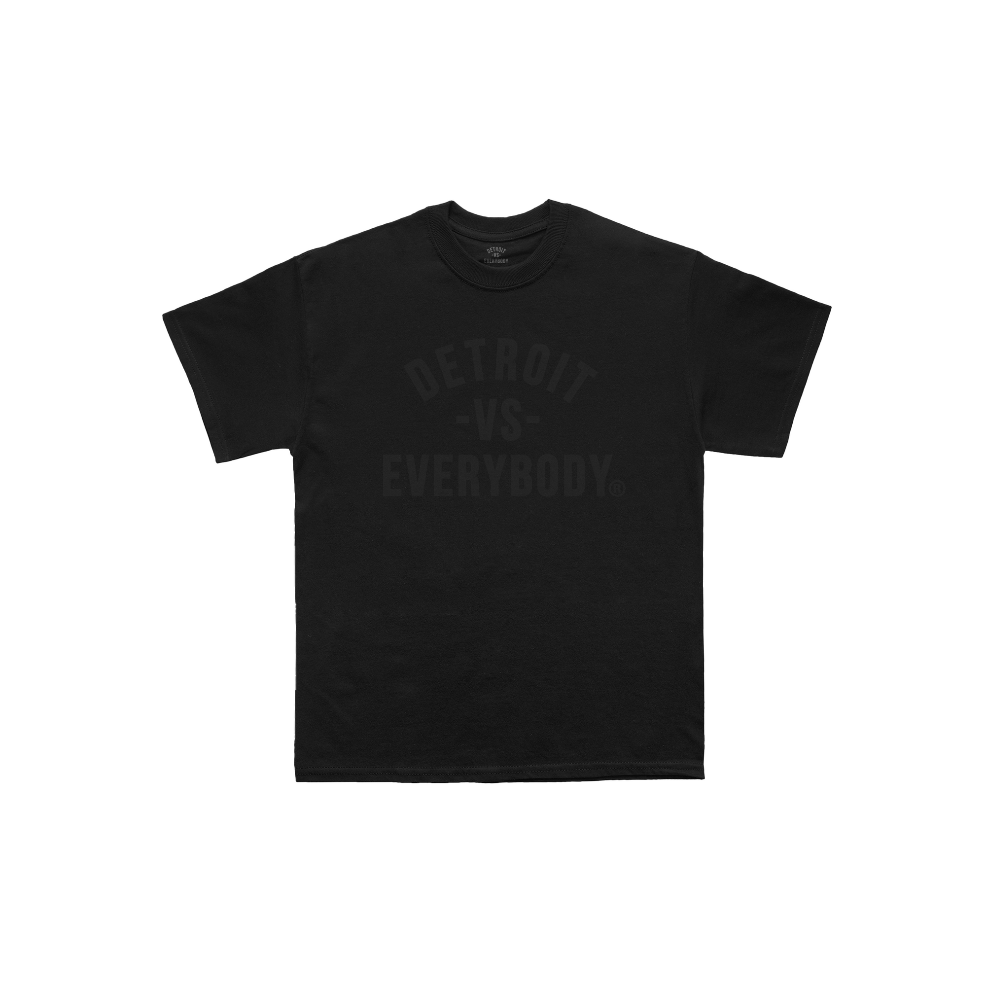 Detroit VS Everybody T-Shirt- Black/Black image 0