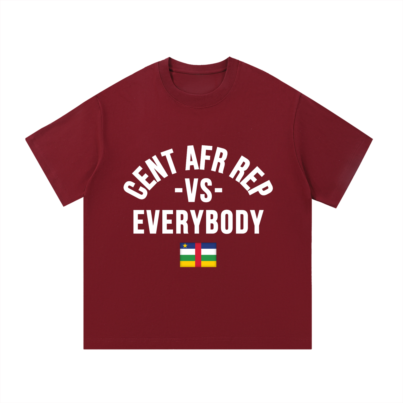 Central Africa Republic Vs Everybody Essential Cotton T-Shirt