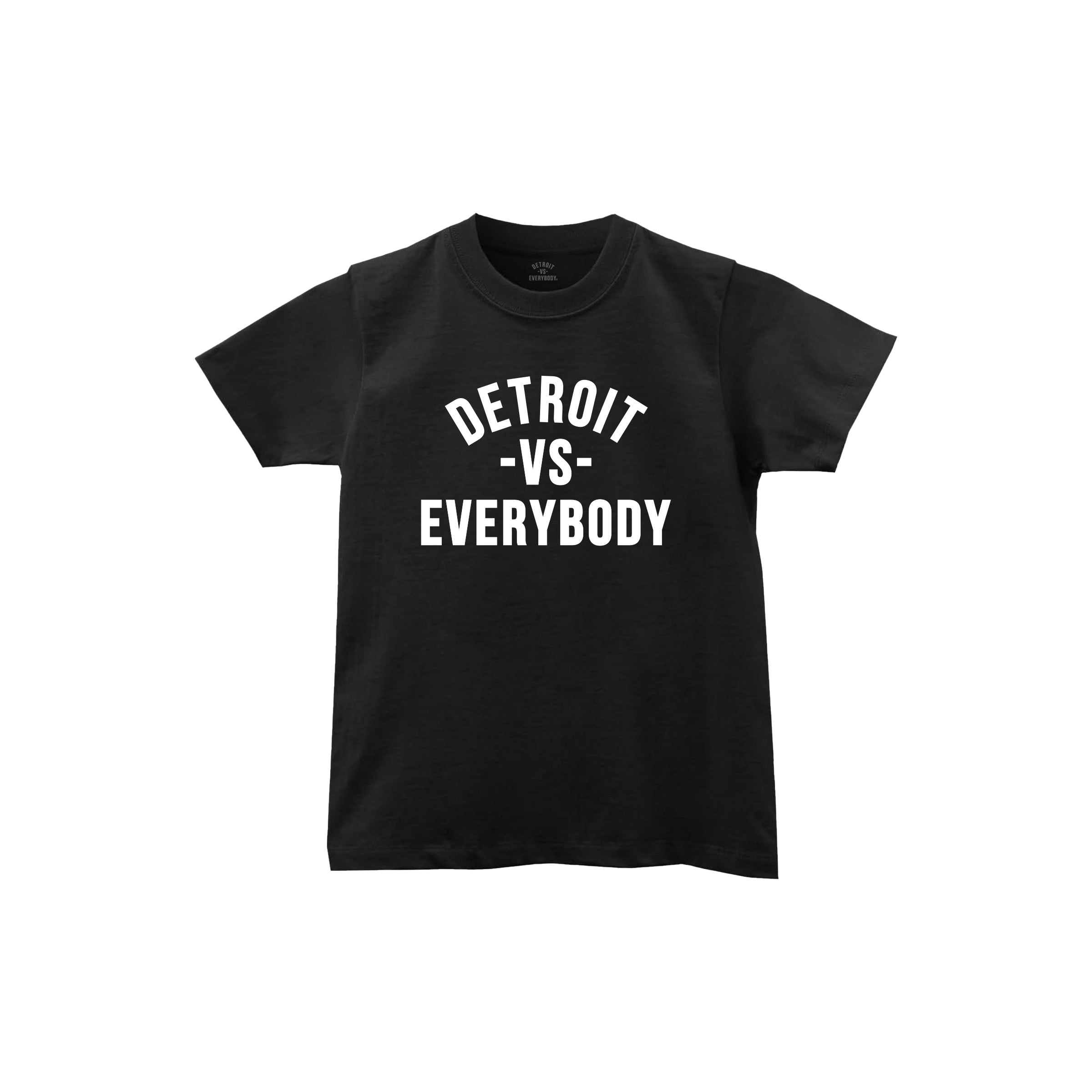 Youth Detroit VS Everybody T-Shirt- Black/White image 0