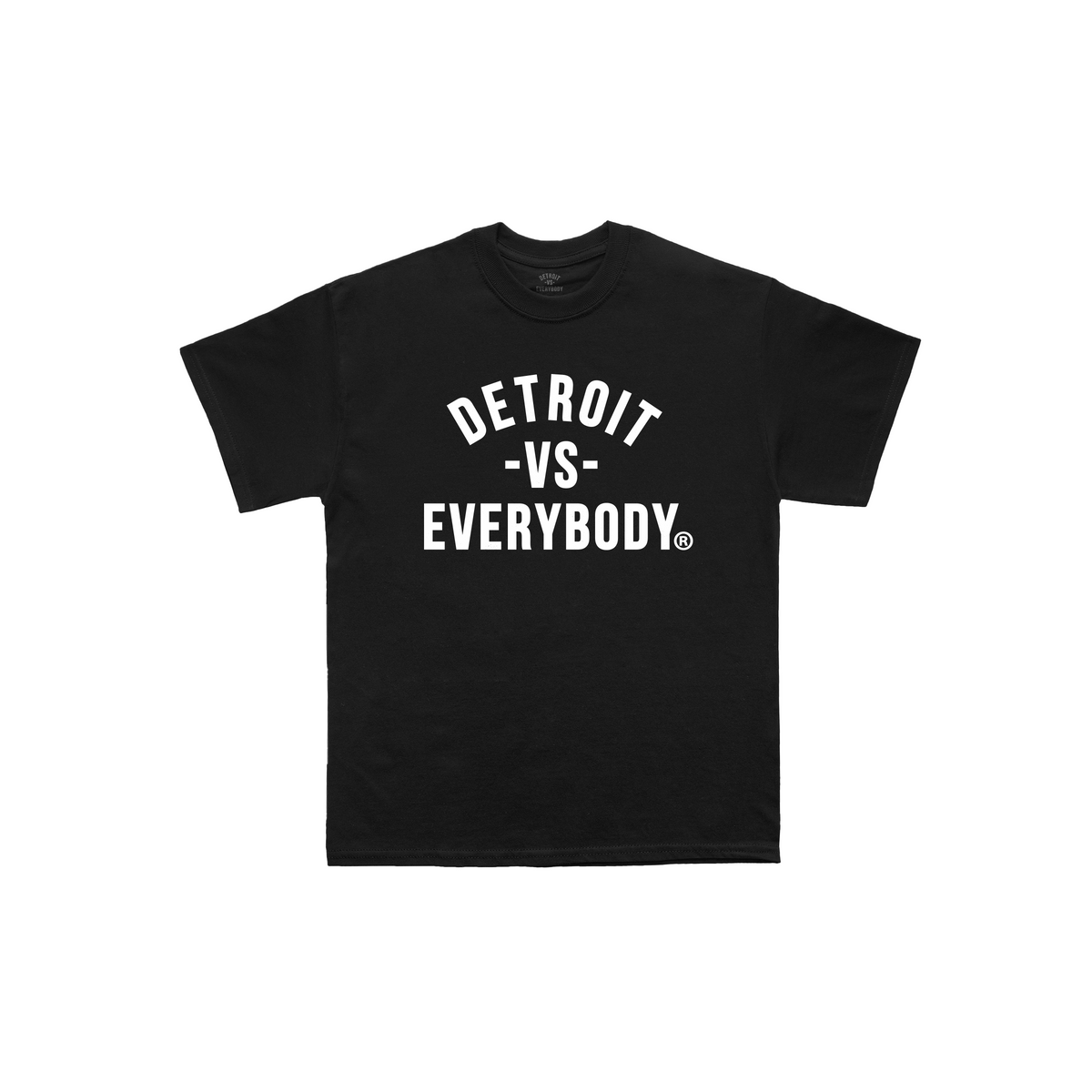 Detroit VS Everybody T-Shirt- Black/White image 0
